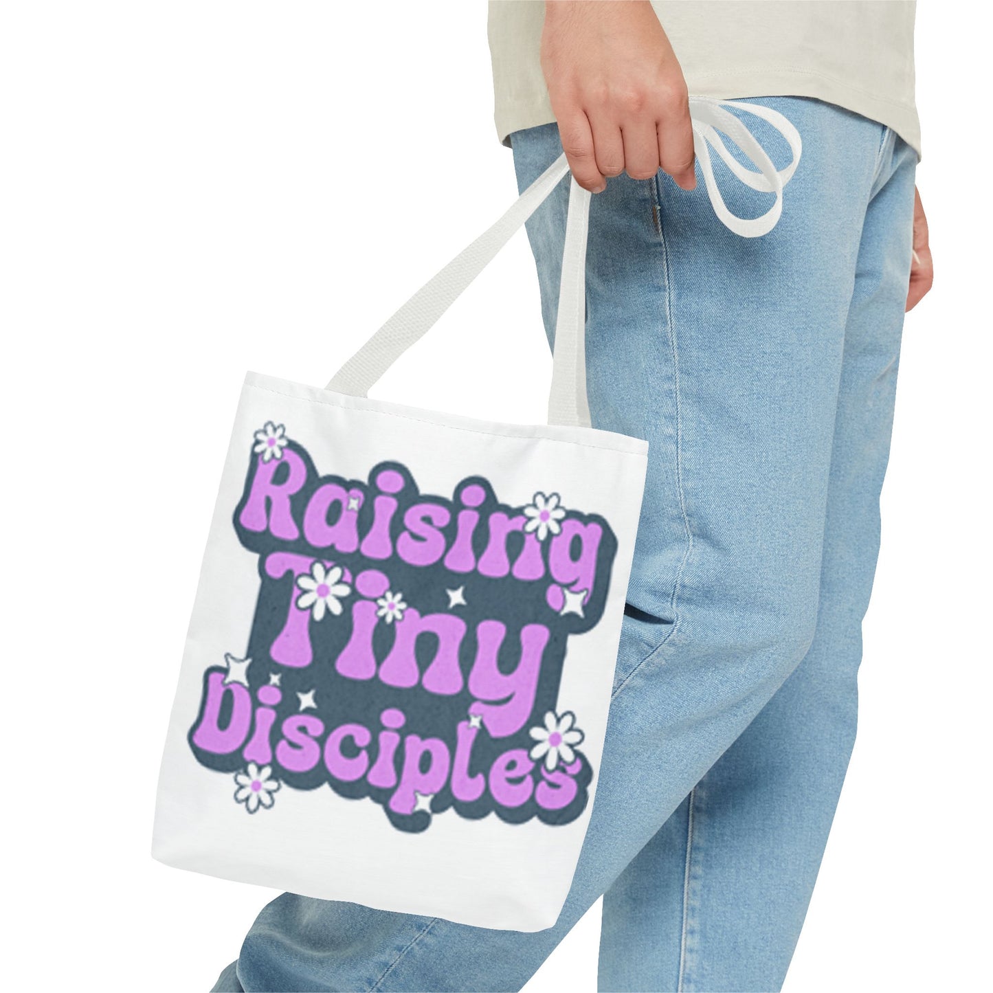 Raising Tiny Disciples Tote Bag - Stylish & Fun Eco-Friendly Bag for Parents