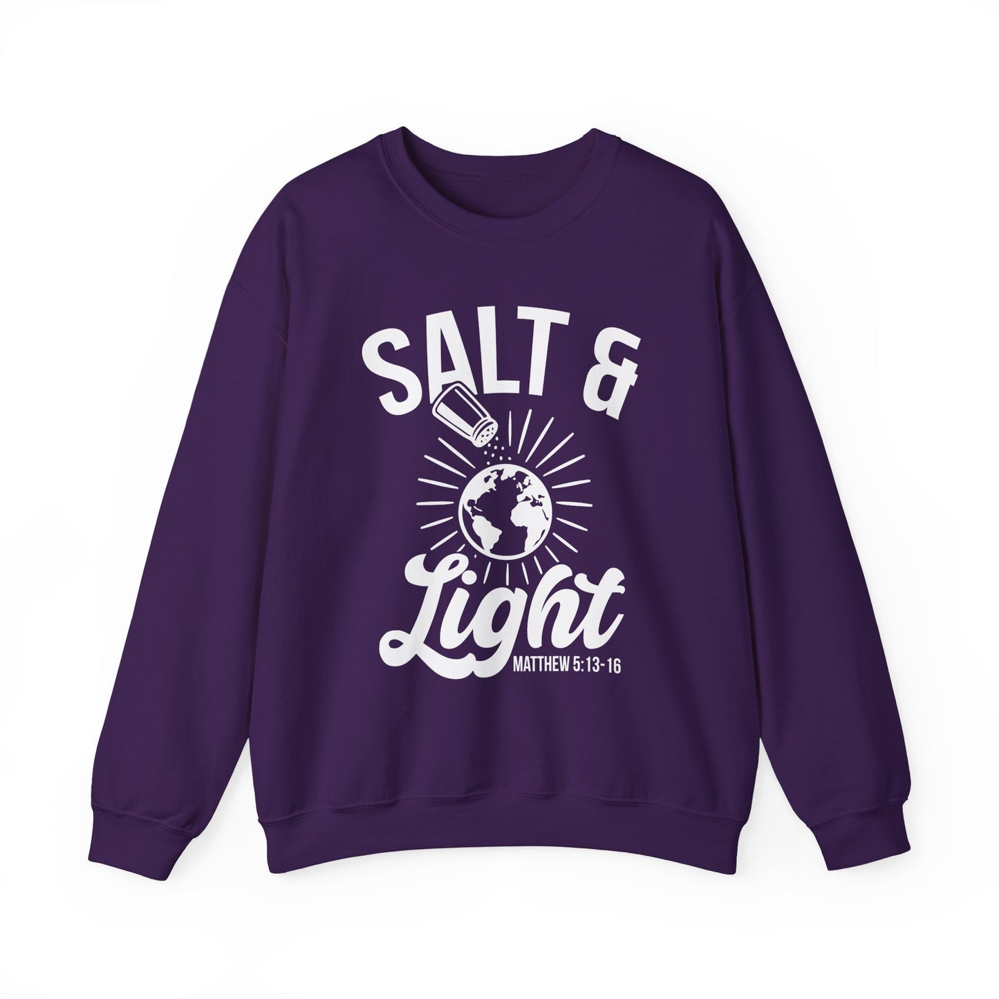Inspirational Sweatshirt 'Salt & Light' - Cozy Faith Gift - Sweatshirt