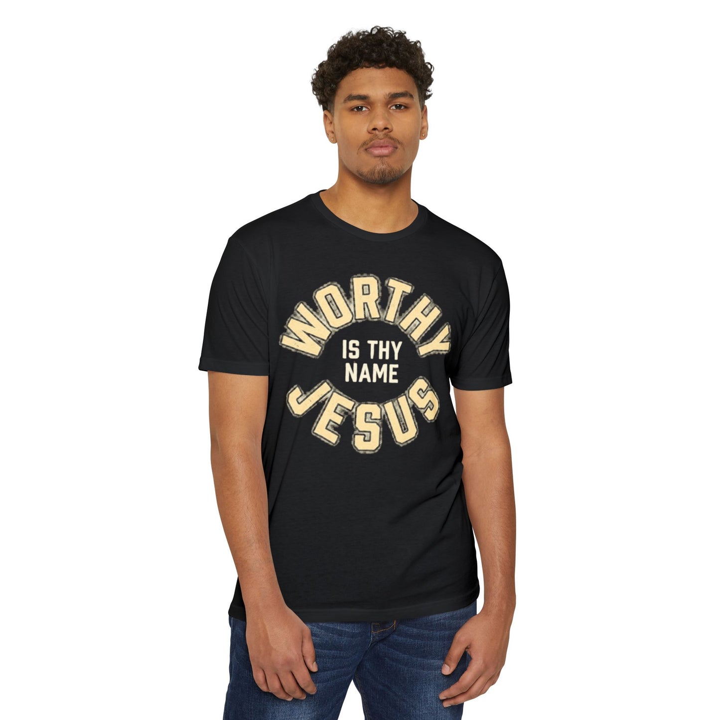 Worthy Is Thy Name Jesus T-shirt | Christian Faith Tee