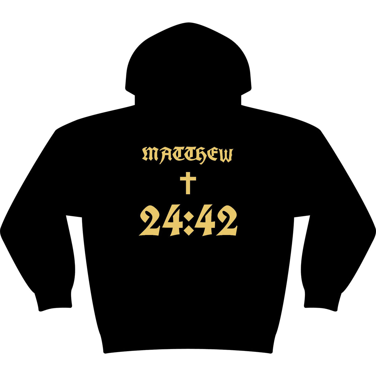 24:42 Cross Hoodie | Scripture Number Pullover