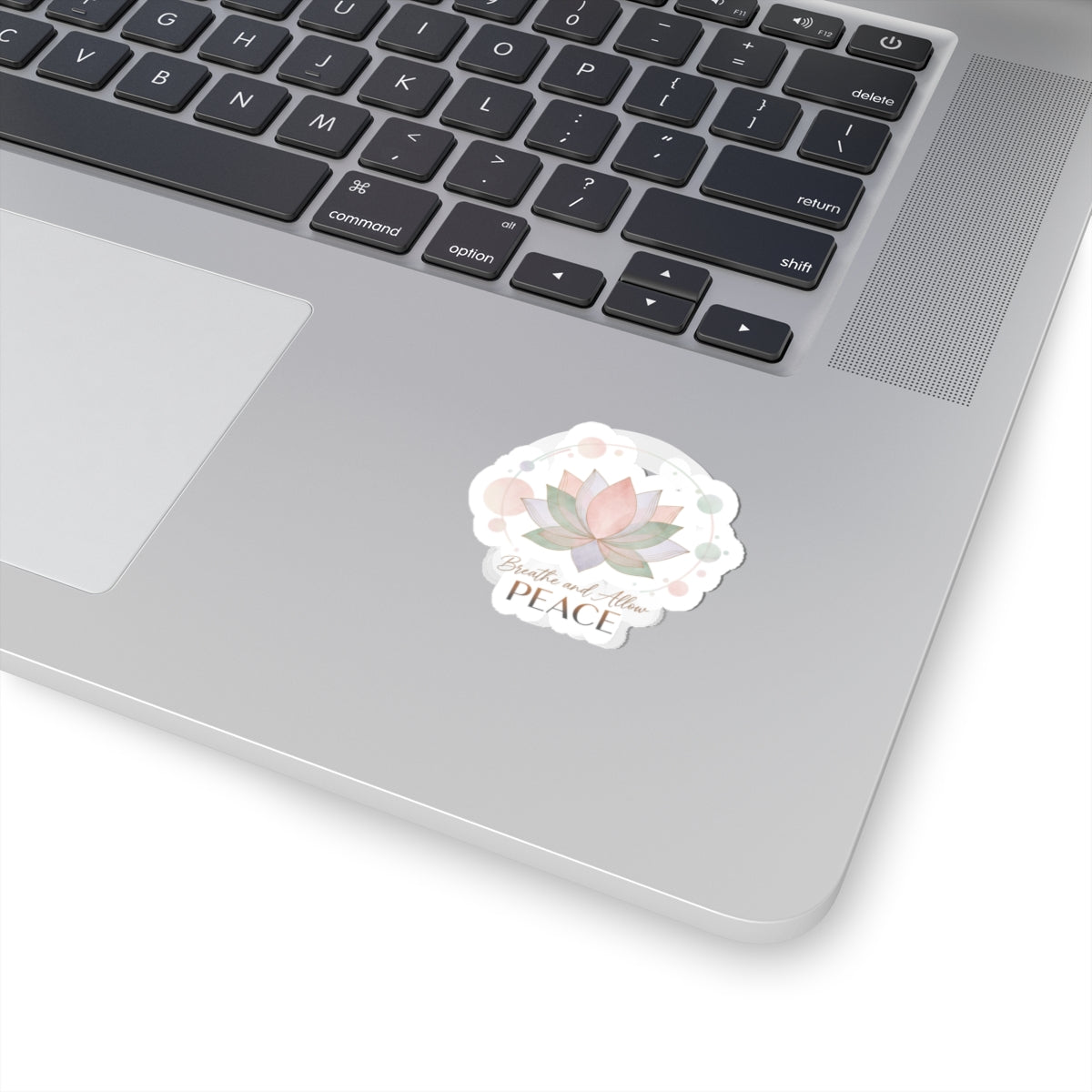 Breathe and Allow Peace Sticker | Mental Wellness, Boundary Reminder