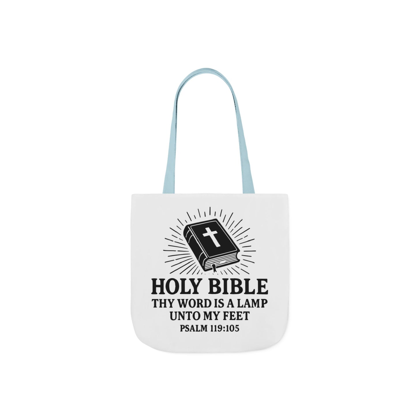 Bible Quote Tote Bag, Inspirational Christian Eco-Friendly Shopping Canvas