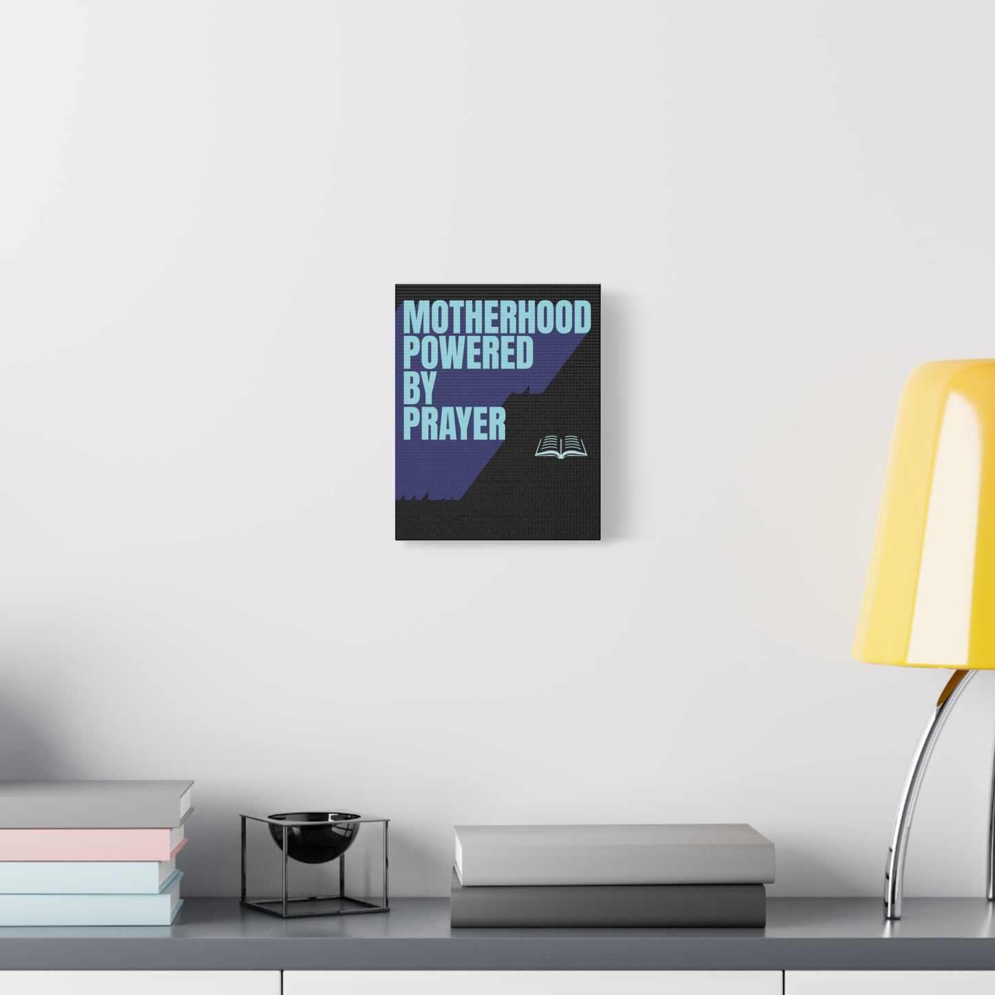 Inspirational Canvas Art - Motherhood Powered By Prayer