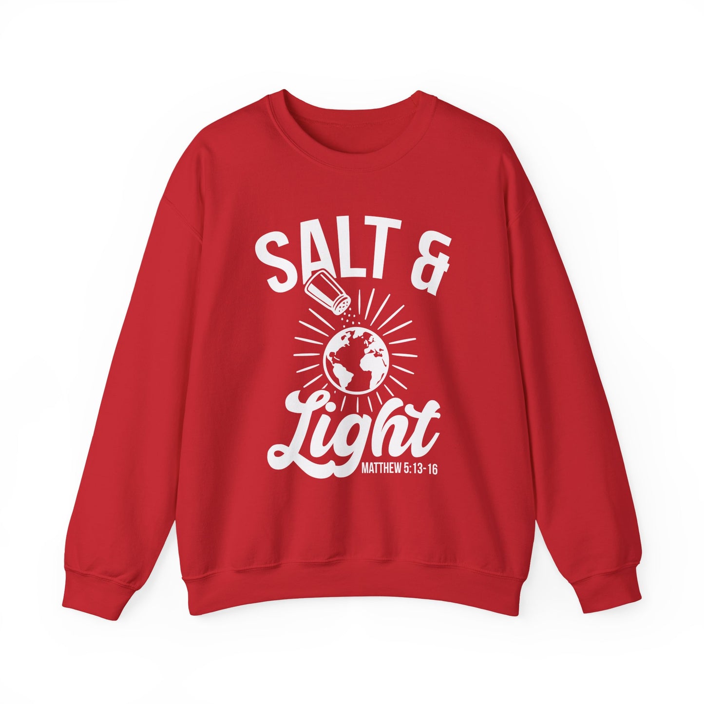 Inspirational Sweatshirt 'Salt & Light' - Cozy Faith Gift - Sweatshirt