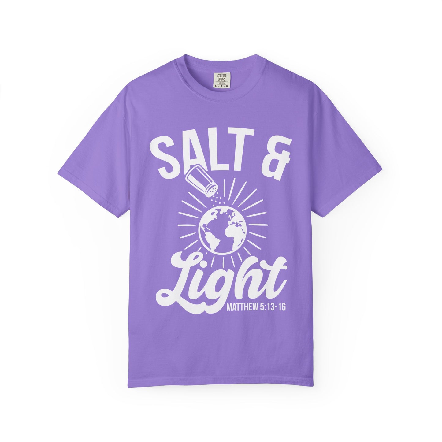 Inspirational Unisex T-Shirt: Salt & Light Graphic, Christian Gifts, Faith Apparel