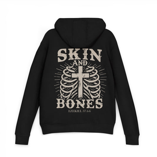 Skin and Bones French Terry Hoodie-For Believers