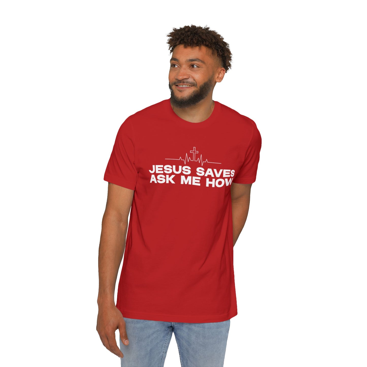 Faith-Inspired Unisex T-Shirt - Jesus Saves, Christian Apparel