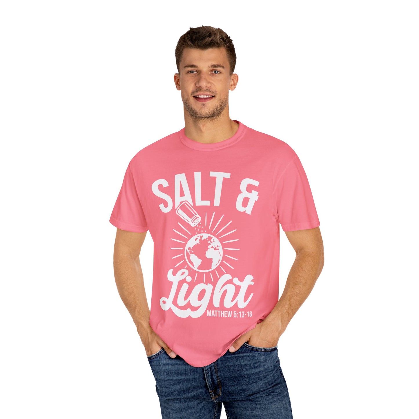 Inspirational Unisex T-Shirt: Salt & Light Graphic, Christian Gifts, Faith Apparel