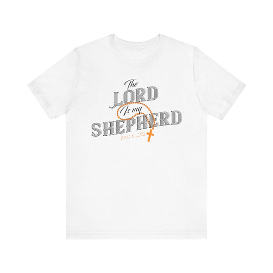 The Lord is My Shepherd Tee - Psalm 23 Unisex Jersey Short Sleeve Shirt