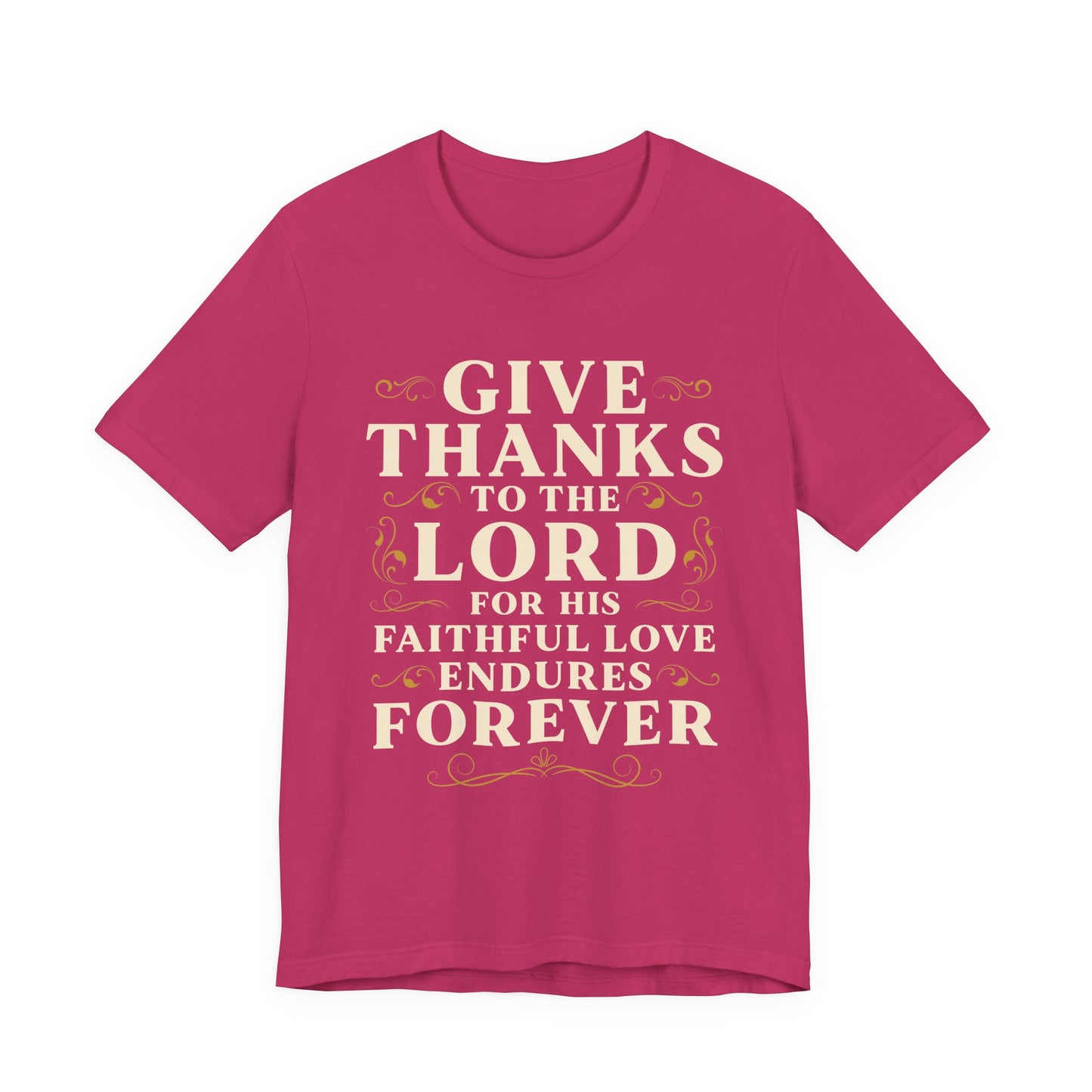 Thankful Unisex Tee - Faith-Based Apparel - Christian Gift