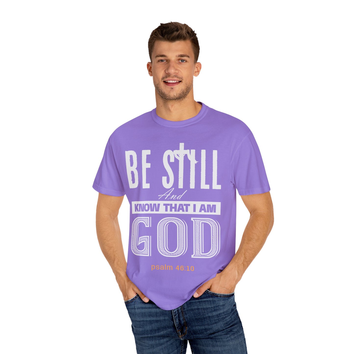 Faithful Reminder Unisex T-shirt - Be Still And Know That I Am God - Black