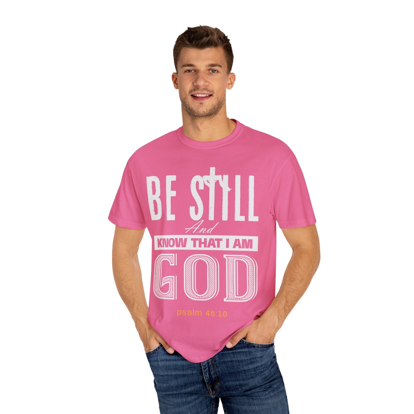 Faithful Reminder Unisex T-shirt - Be Still And Know That I Am God - Black