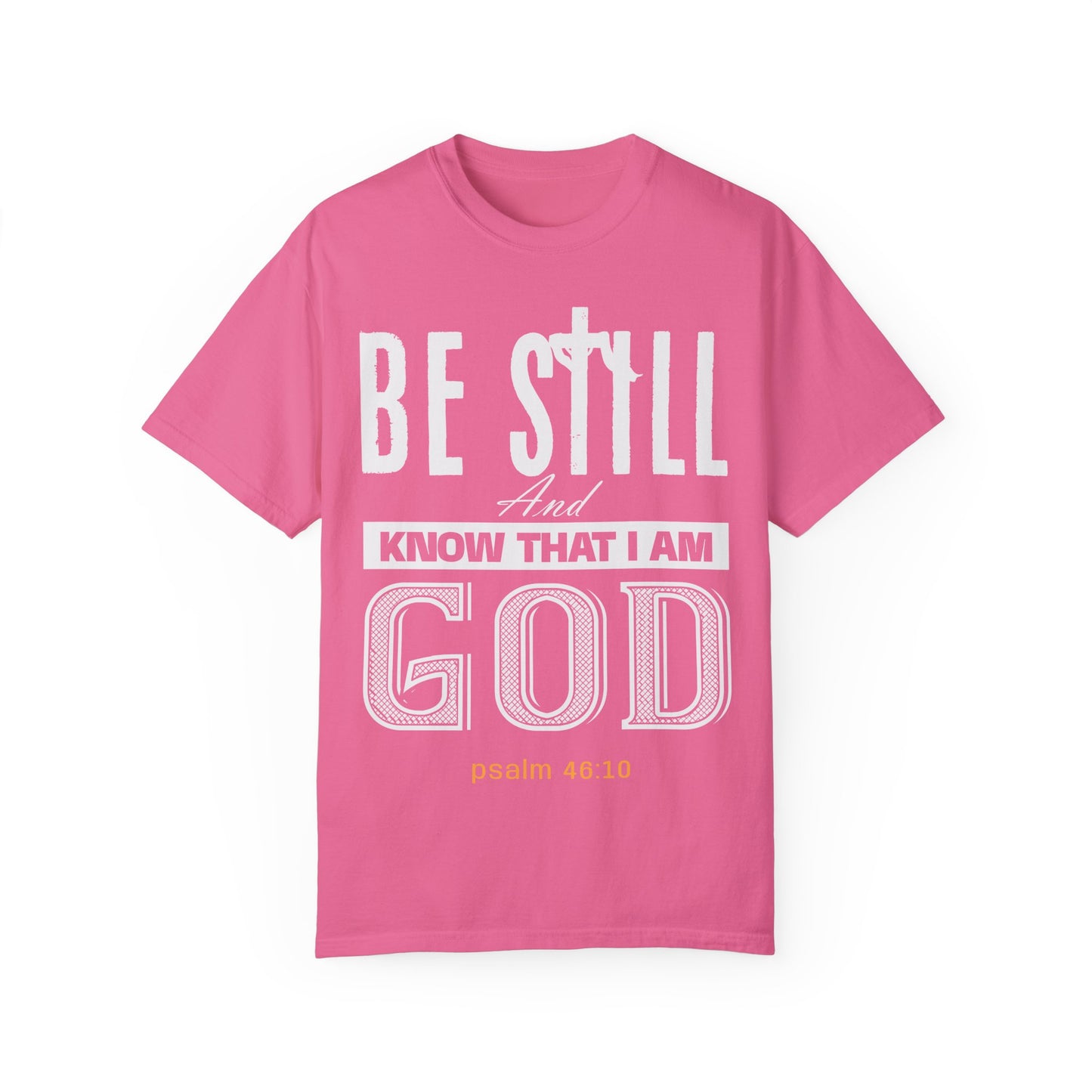 Faithful Reminder Unisex T-shirt - Be Still And Know That I Am God - Black
