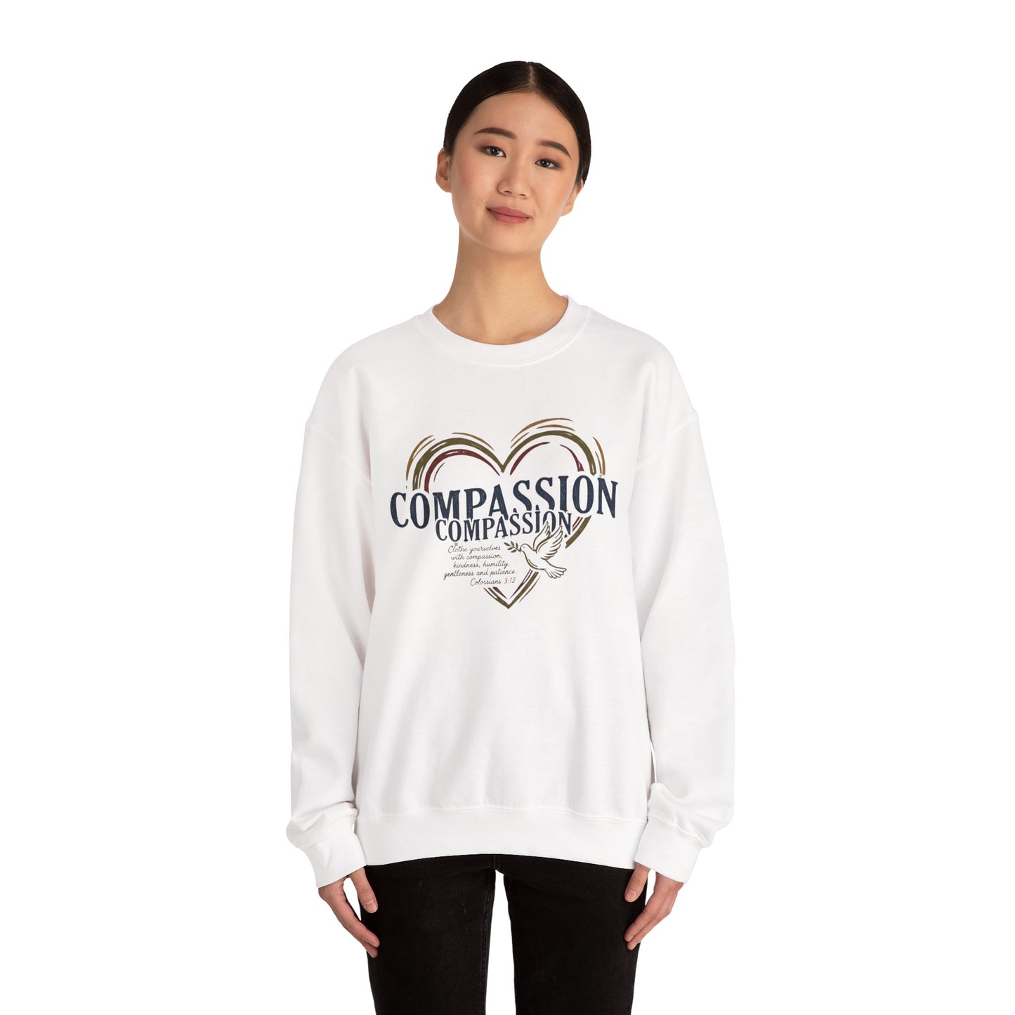Compassion Heart Compassion Crewneck Sweatshirt