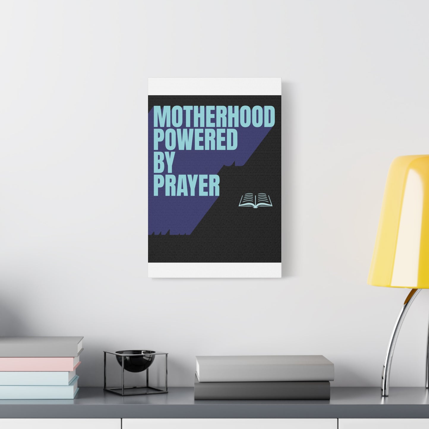 Inspirational Canvas Art - Motherhood Powered By Prayer