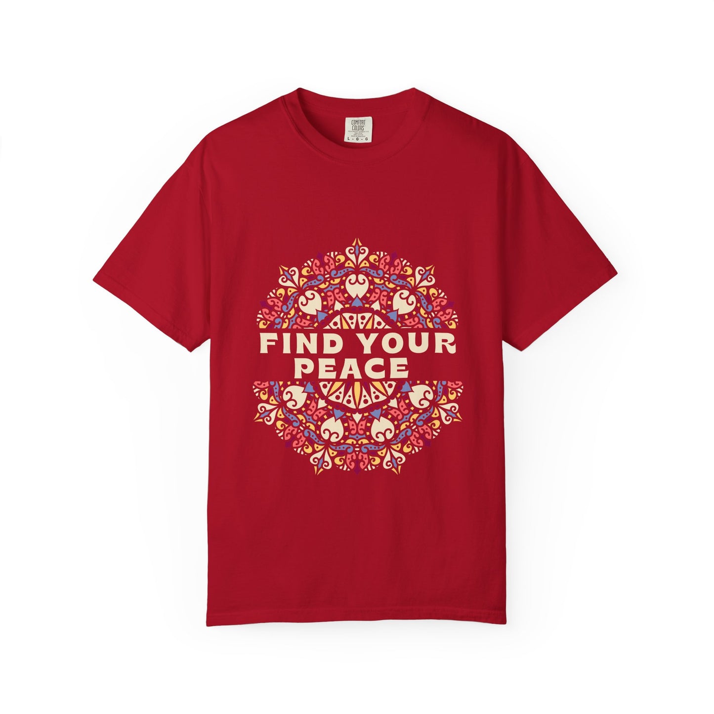 Find Your Peace Unisex Garment-Dyed T-Shirt – Relaxed Style for Mindfulness