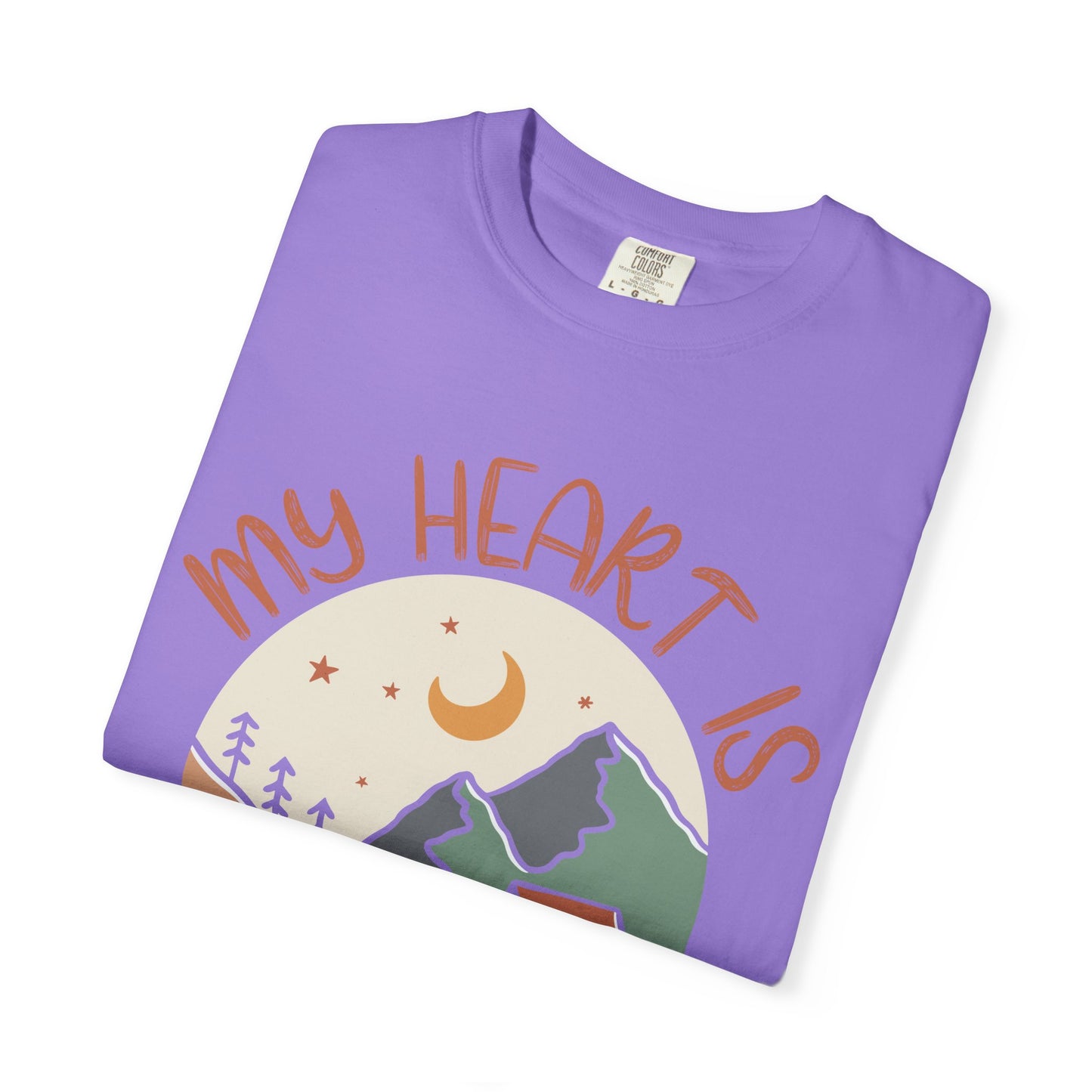My Heart is in the Mountains Unisex T-Shirt – Perfect for Nature Lovers