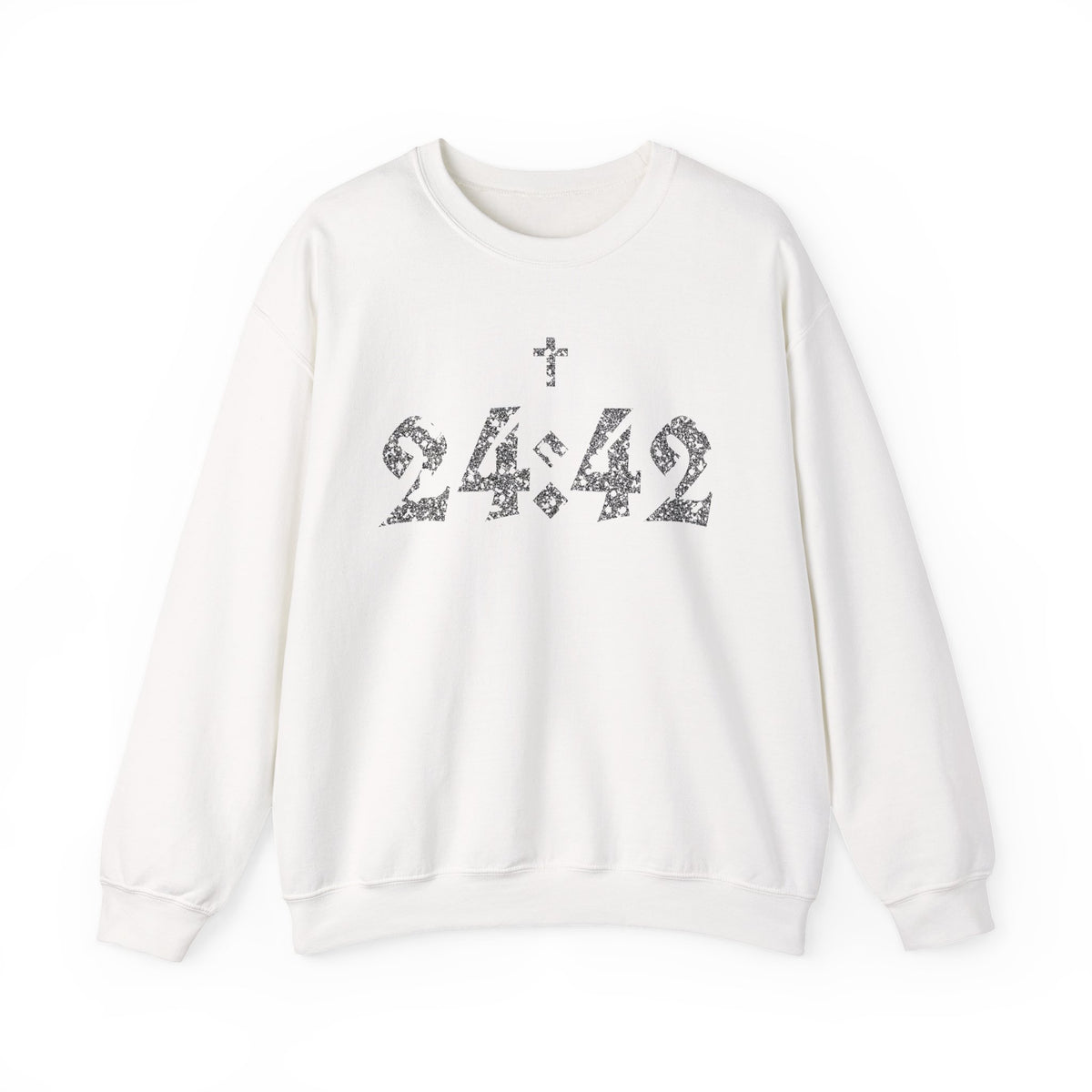 Matthew 24:42 Crewneck Sweatshirt | Bible Verse, Cross Design