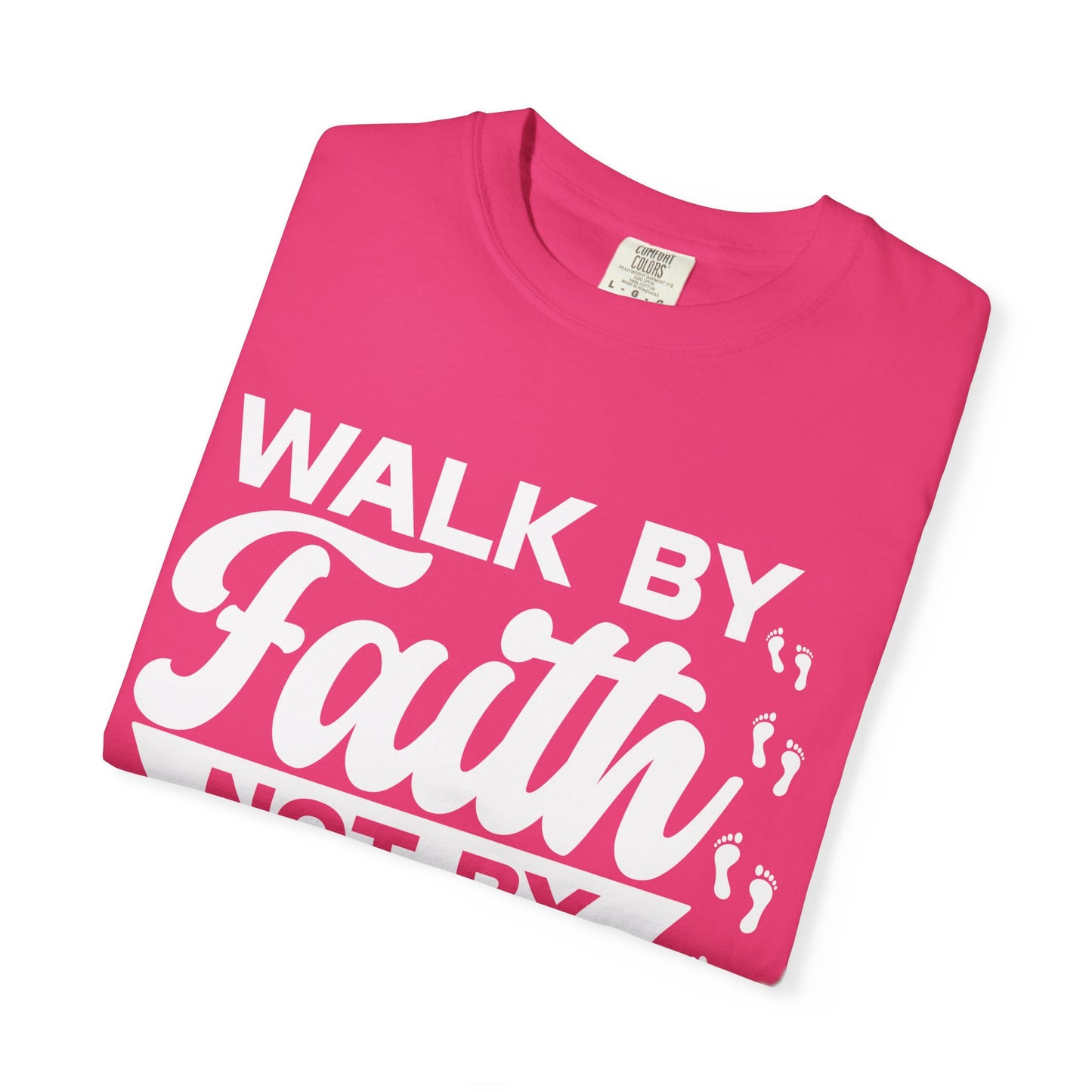 Motivational Unisex T-Shirt | Walk by Faith Not by Sight | Inspirational Tee