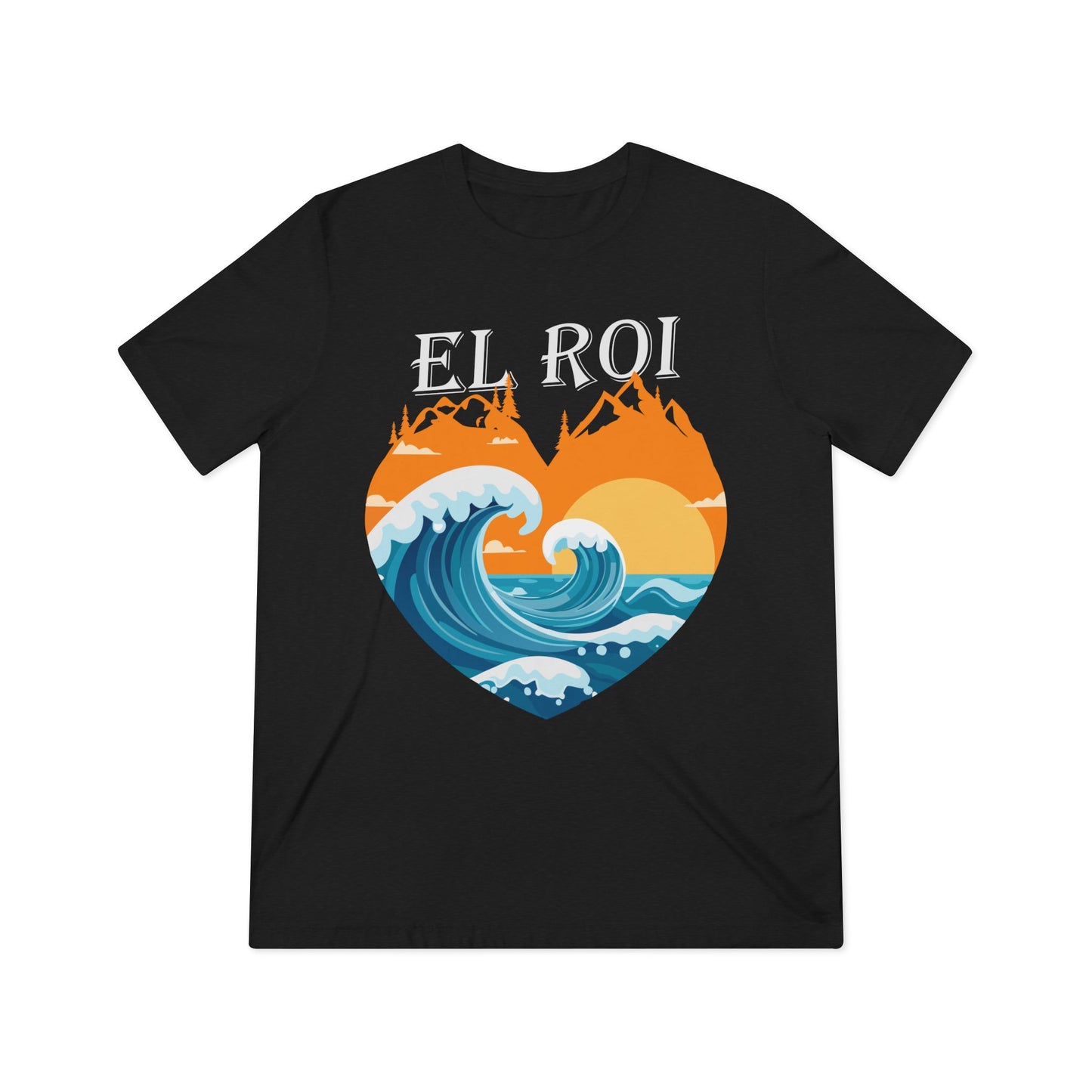 El Roi Black Triblend Tee