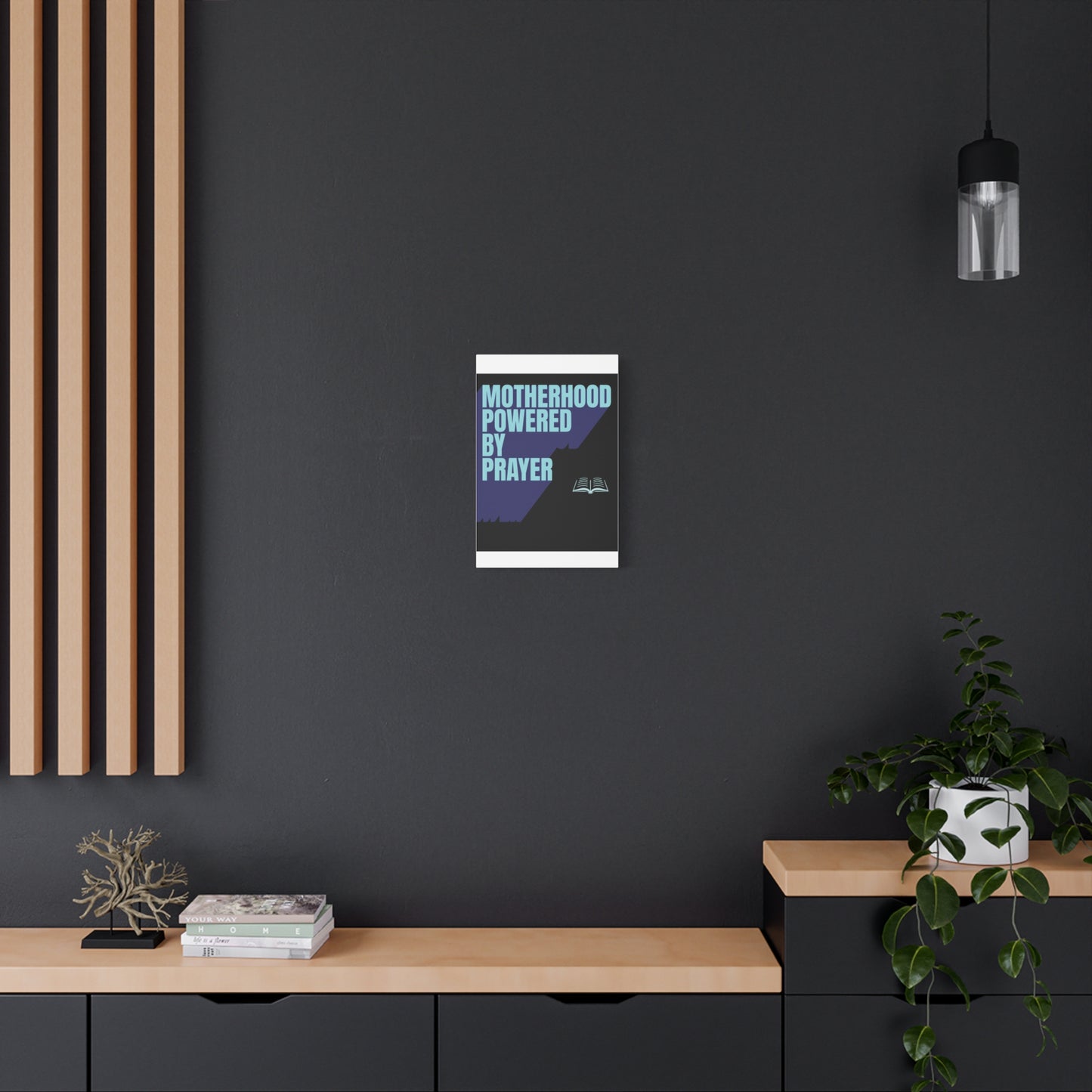 Inspirational Canvas Art - Motherhood Powered By Prayer