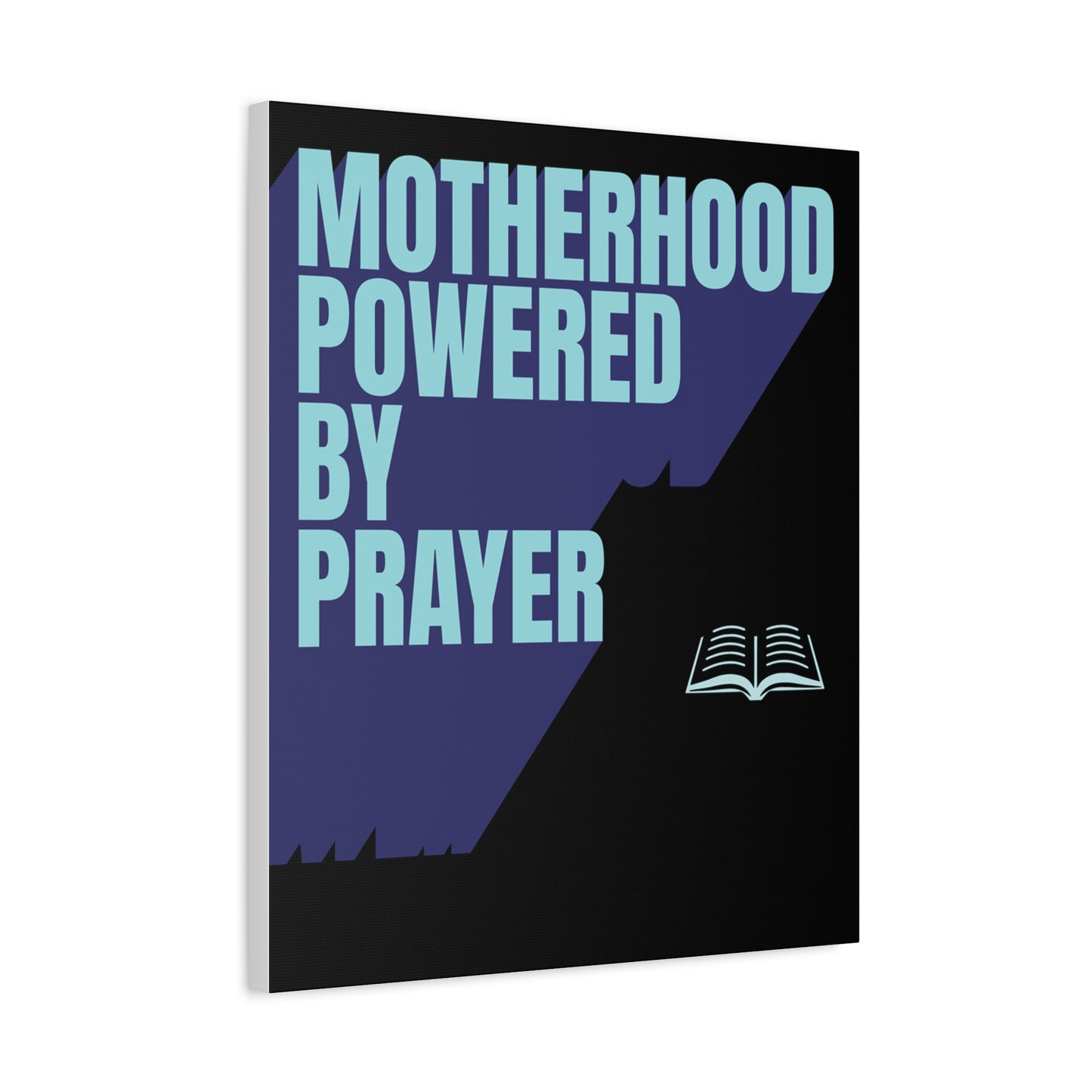 Inspirational Canvas Art - Motherhood Powered By Prayer