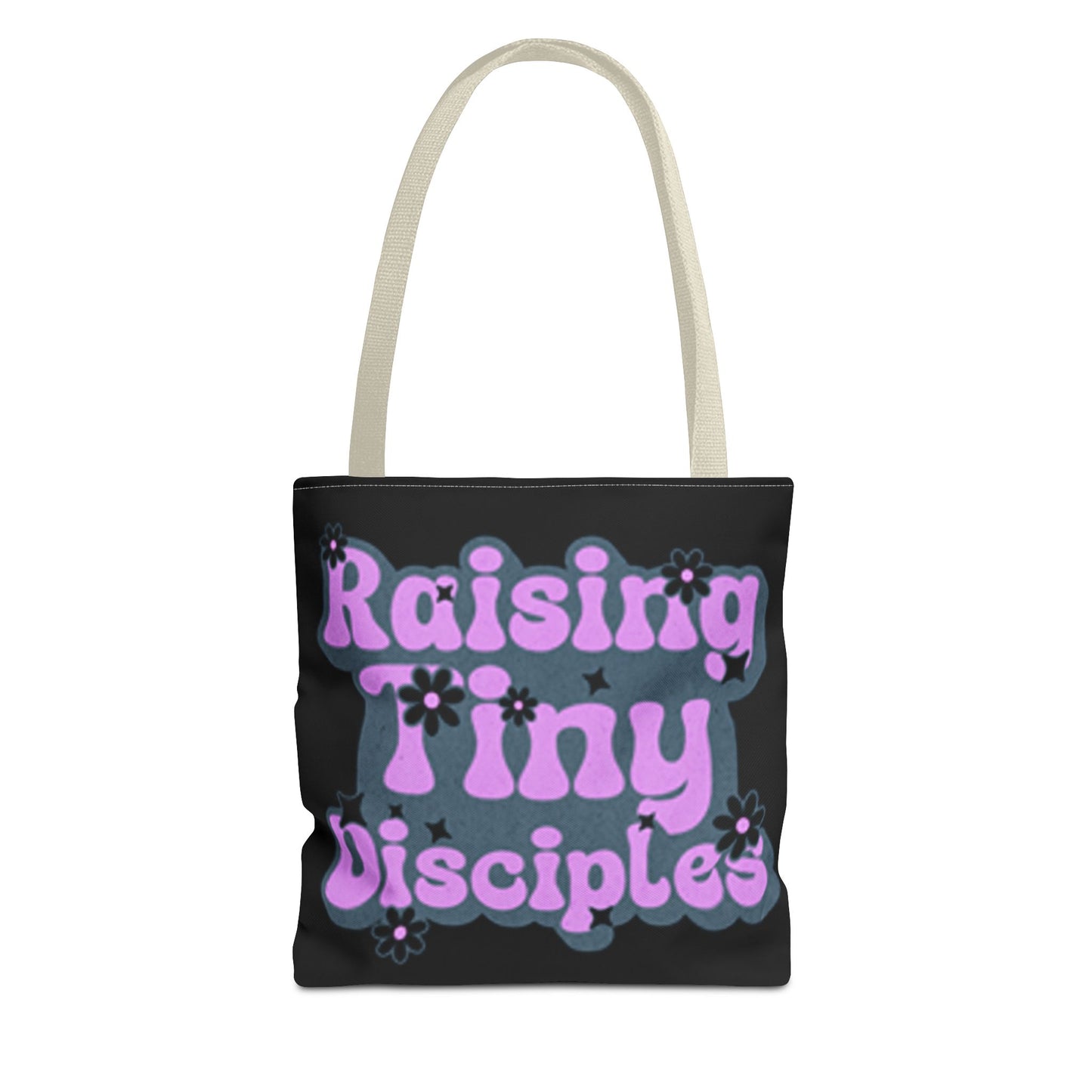 Raising Tiny Disciples Tote Bag - Eco-Friendly Bag for Moms & Caregivers
