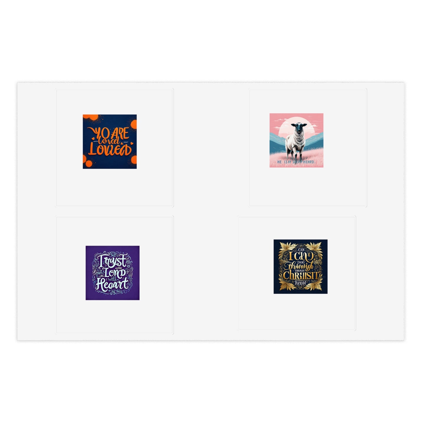Bible Inspiration- Sticker Sheets
