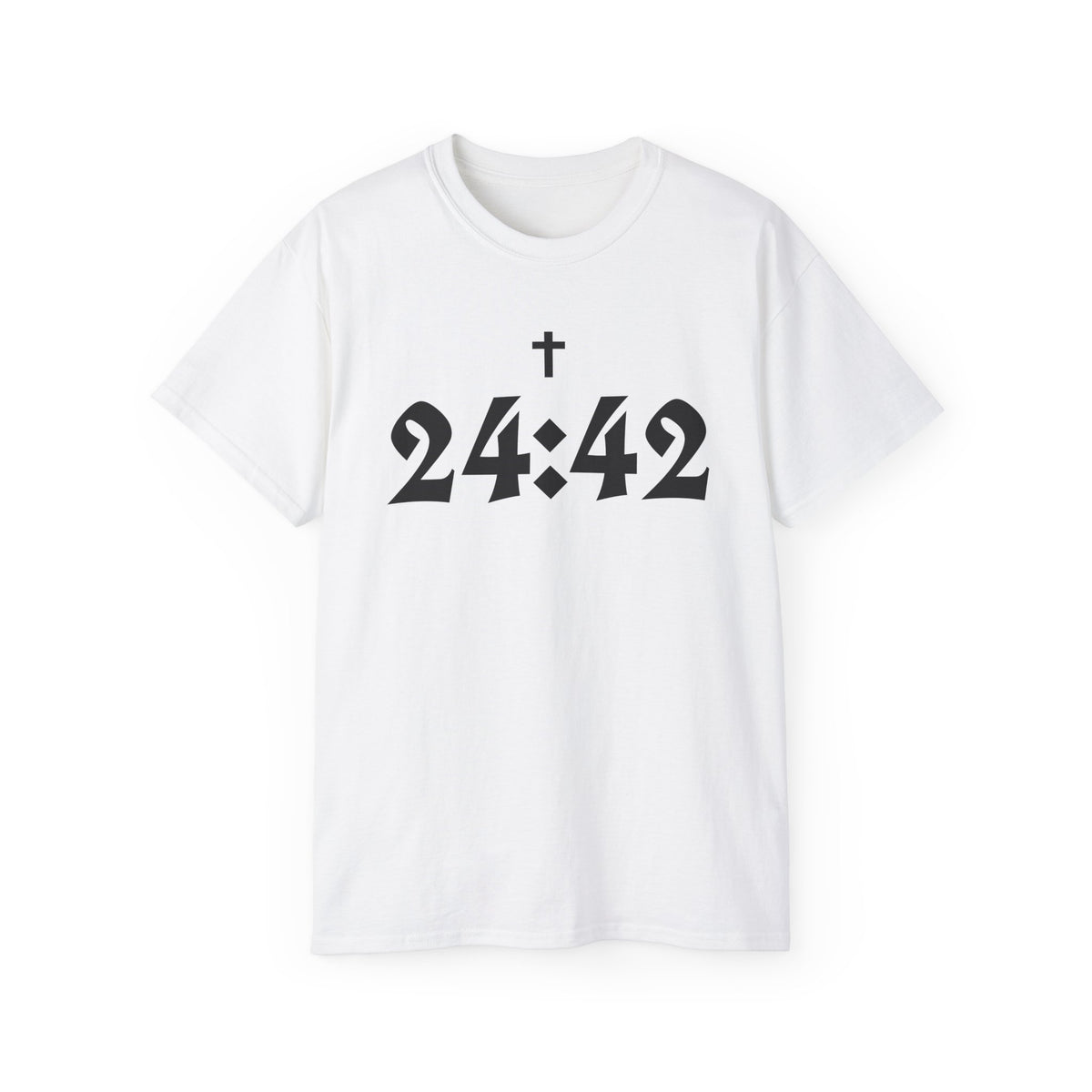 Matthew 24:42 Bible Verse Tee | Cross, Scripture Shirt