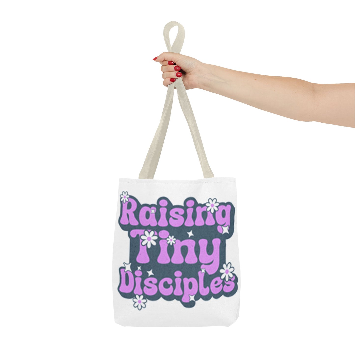 Raising Tiny Disciples Tote Bag - Stylish & Fun Eco-Friendly Bag for Parents