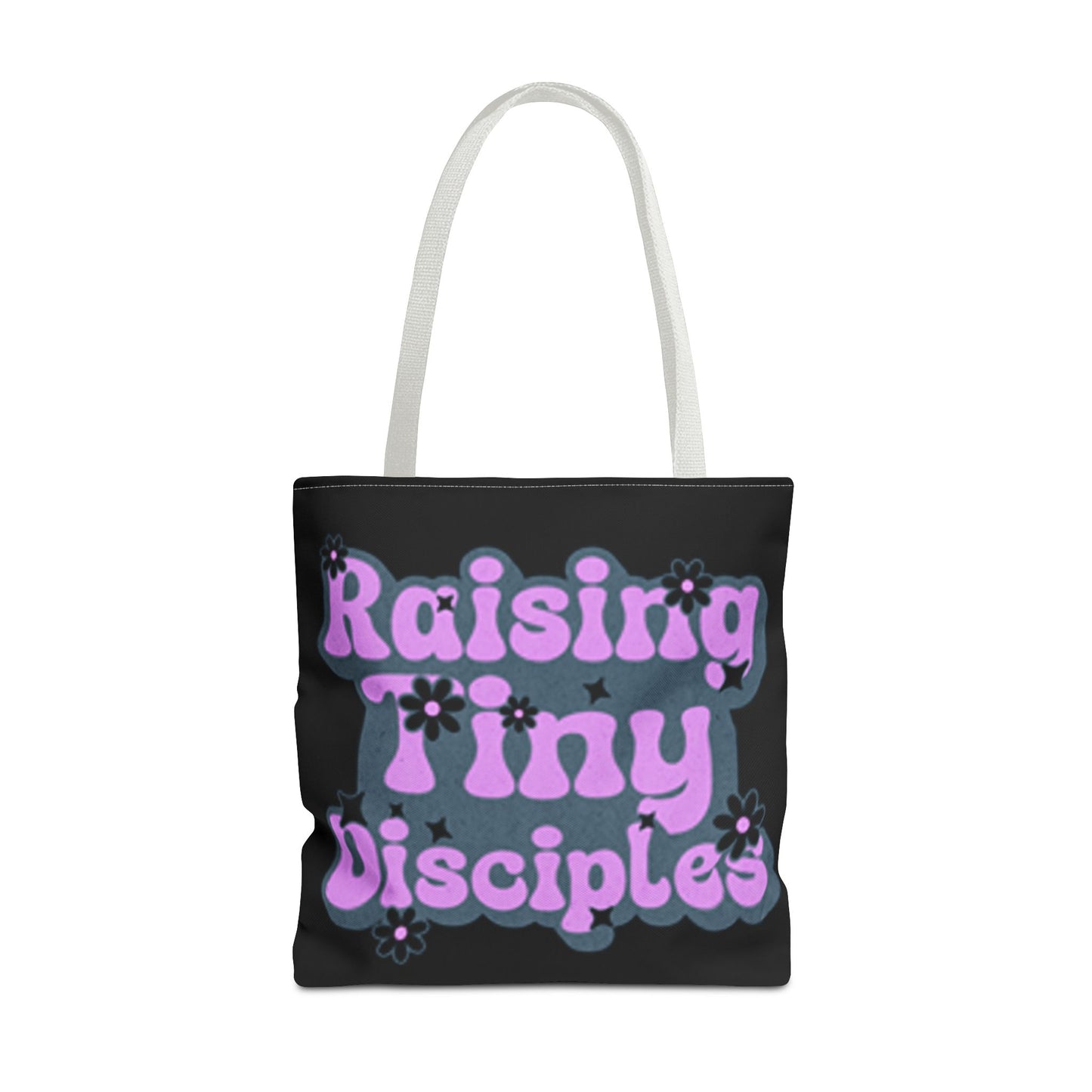 Raising Tiny Disciples Tote Bag - Eco-Friendly Bag for Moms & Caregivers
