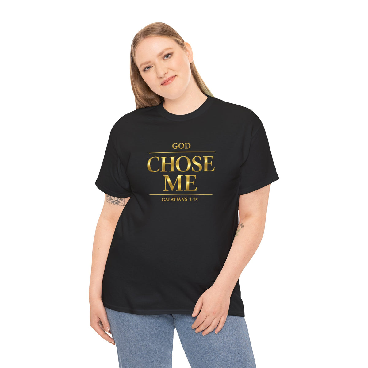 God Chose Me T-Shirt | Galatians 6:15 Christian Tee, Faith Shirt