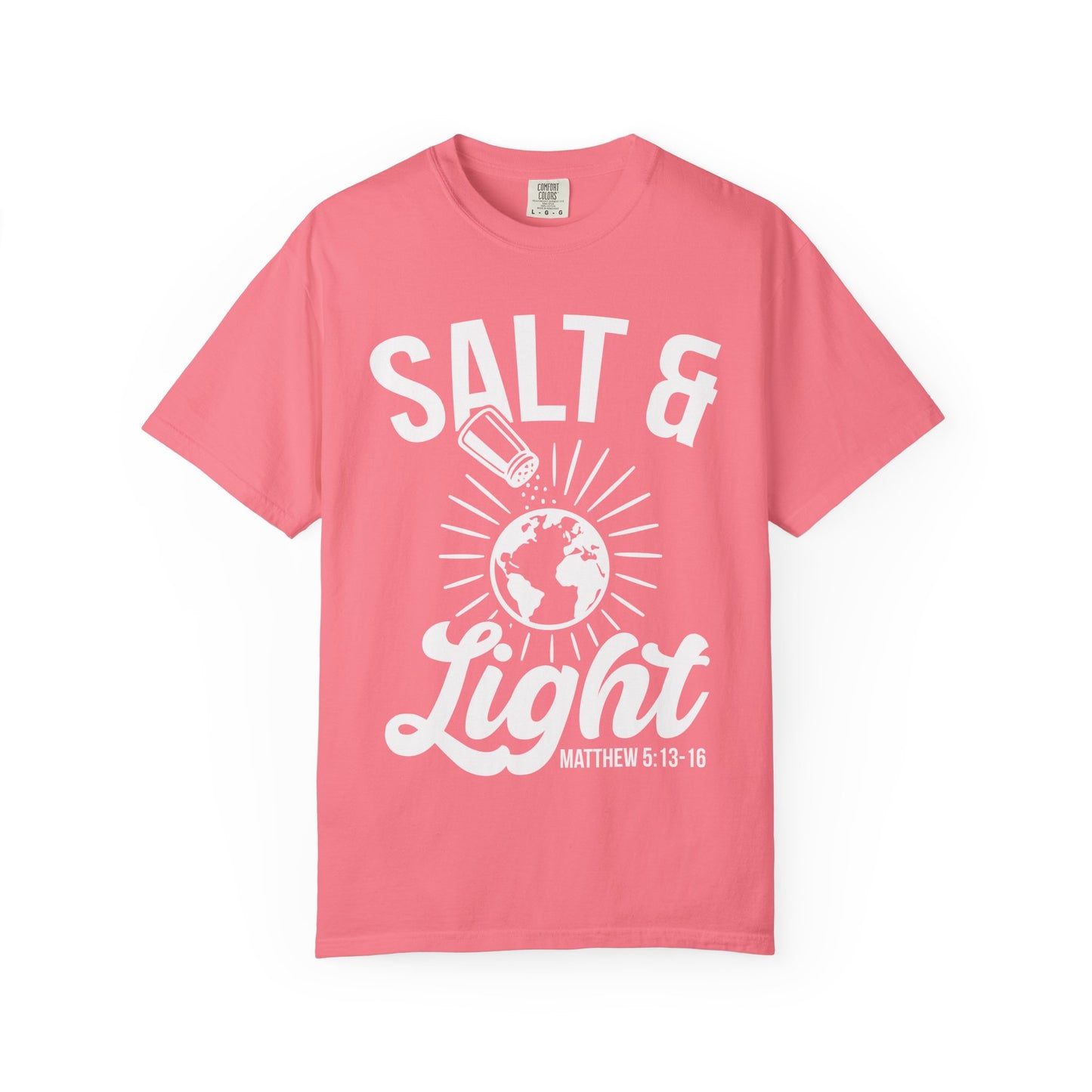 Inspirational Unisex T-Shirt: Salt & Light Graphic, Christian Gifts, Faith Apparel