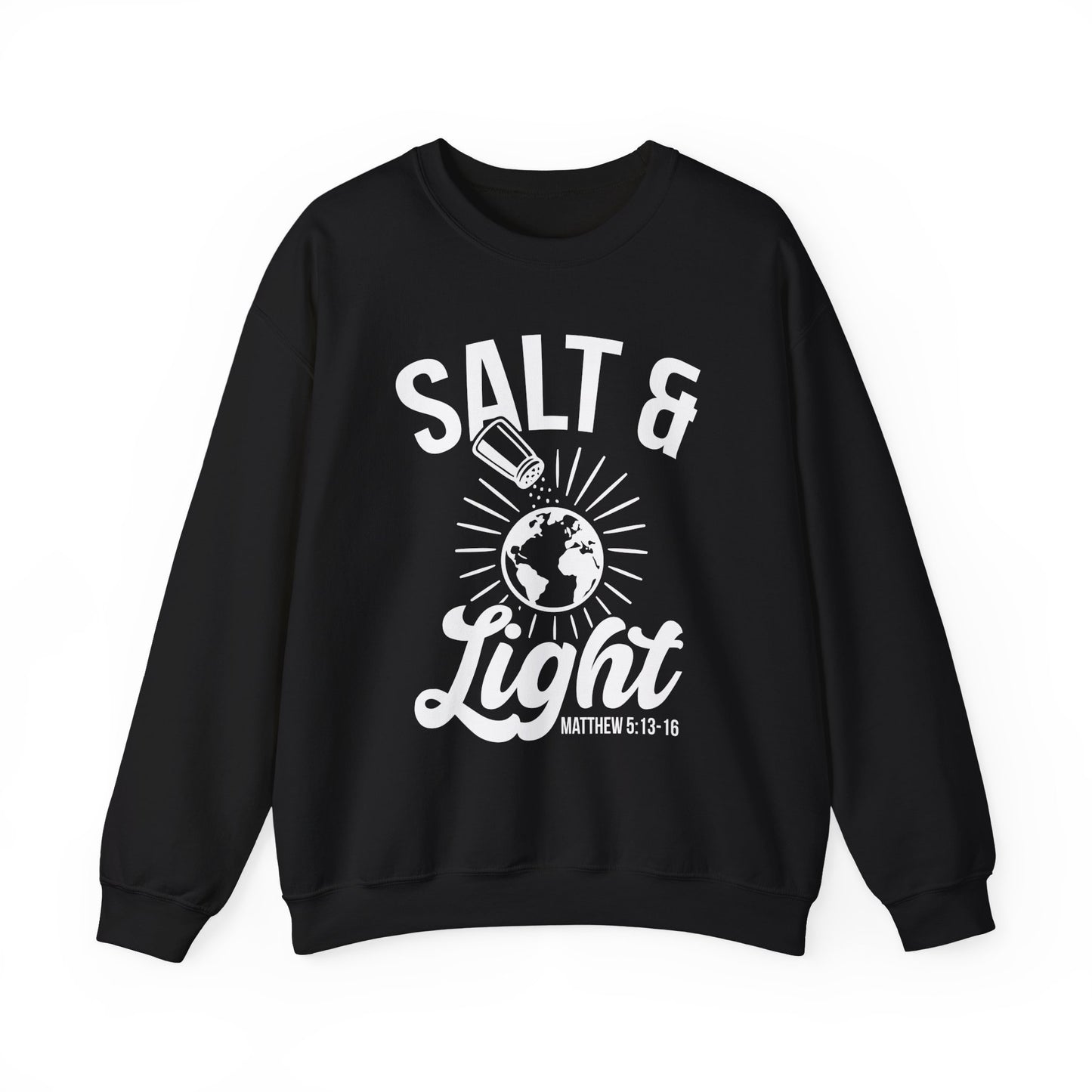 Inspirational Sweatshirt 'Salt & Light' - Cozy Faith Gift - Sweatshirt