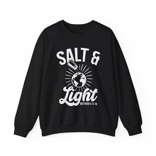 Inspirational Sweatshirt 'Salt & Light' - Cozy Faith Gift - Sweatshirt