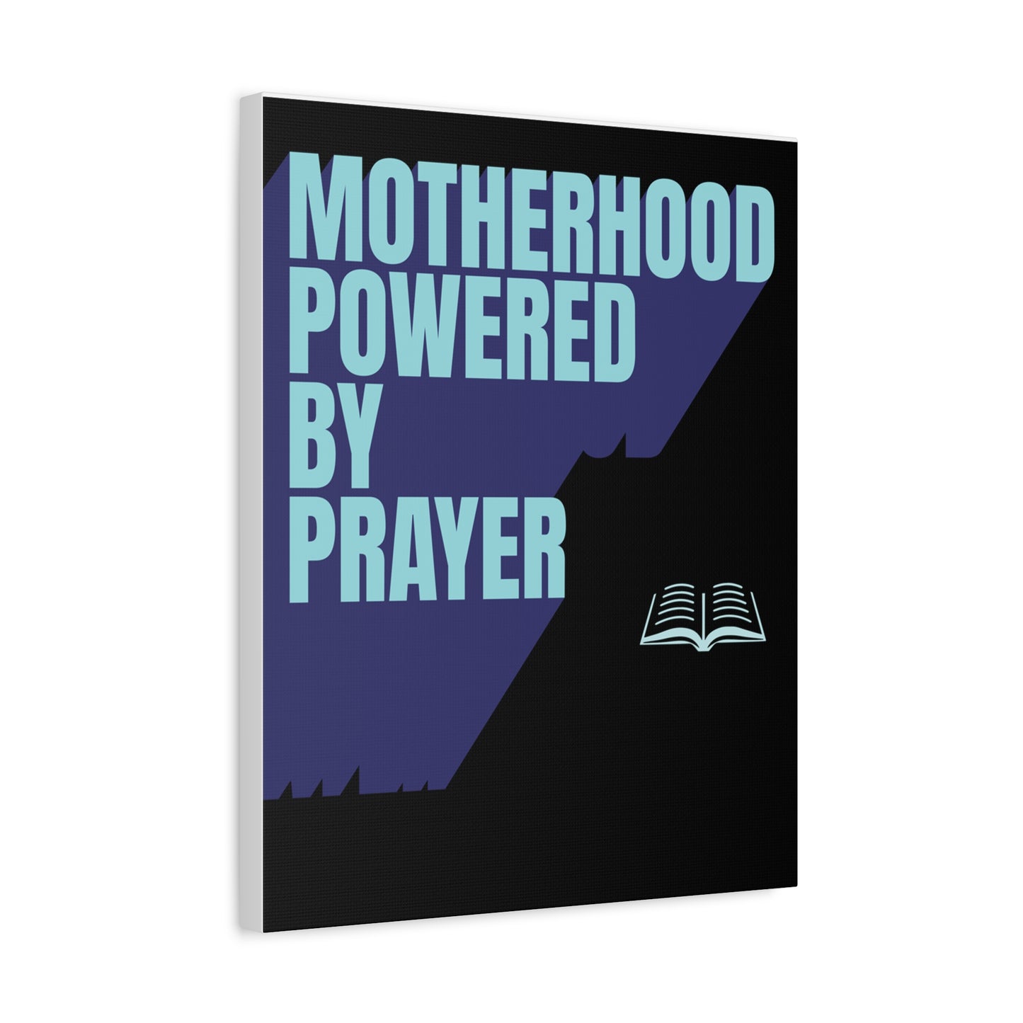 Inspirational Canvas Art - Motherhood Powered By Prayer