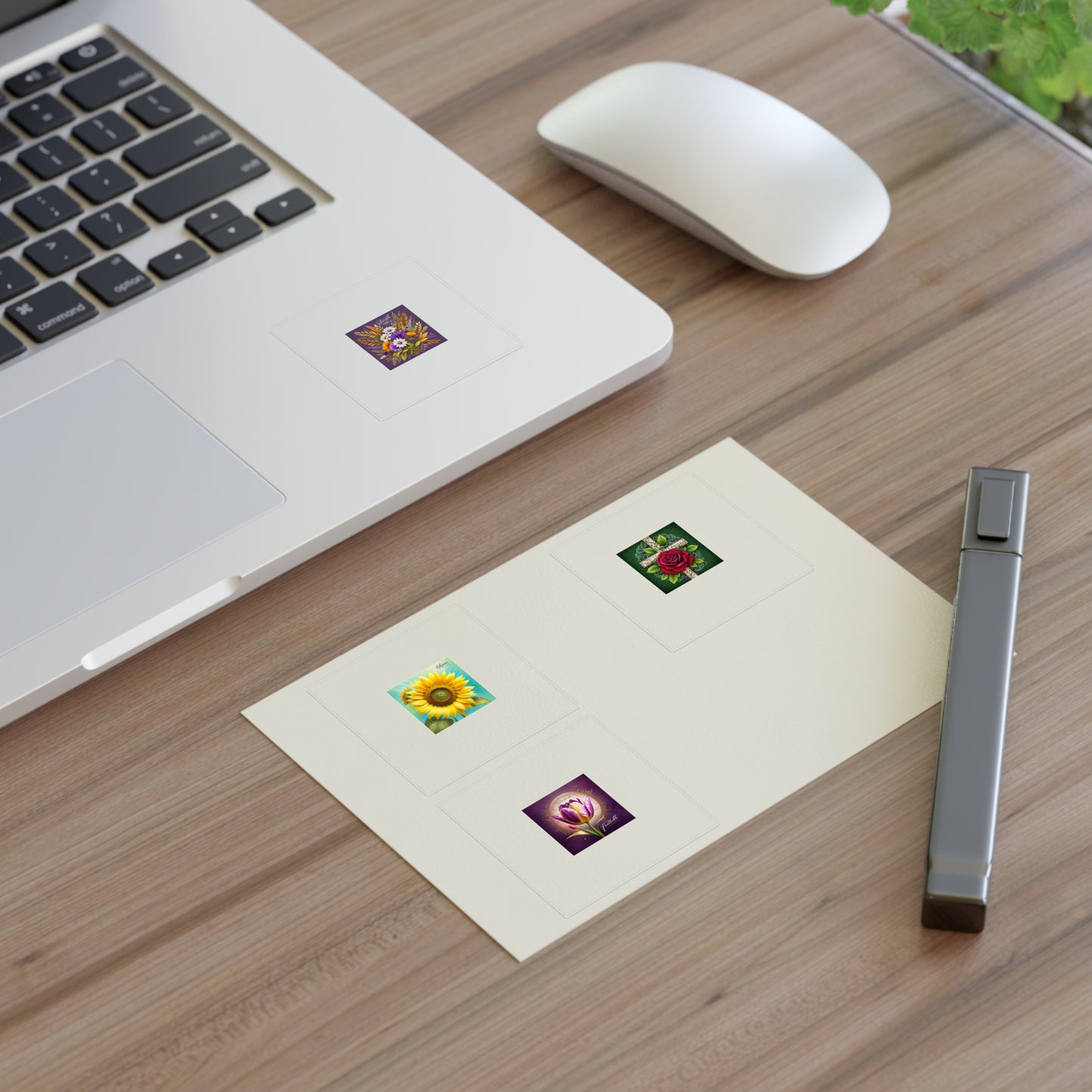 Christian Flowers Sticker Sheets