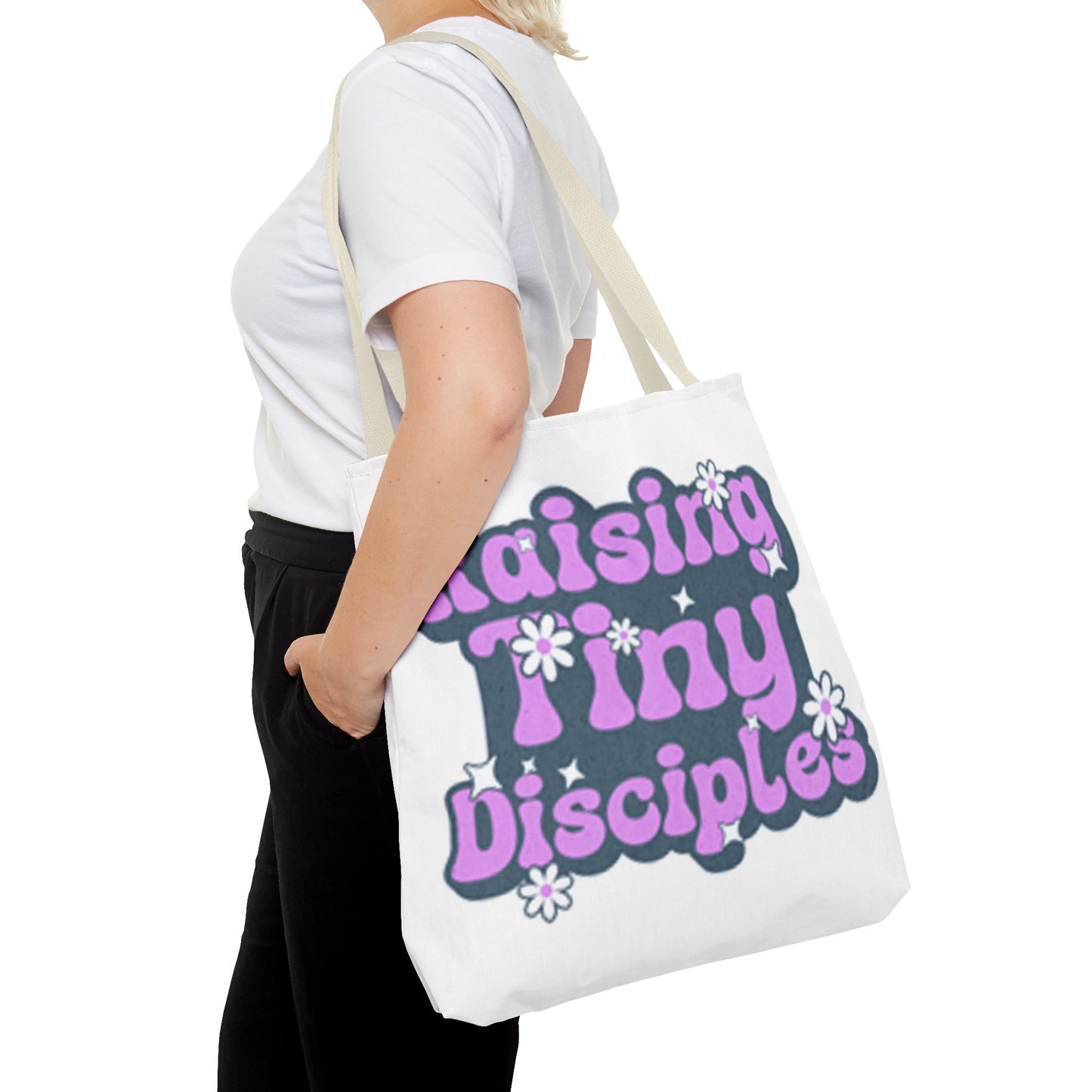 Raising Tiny Disciples Tote Bag - Stylish & Fun Eco-Friendly Bag for Parents