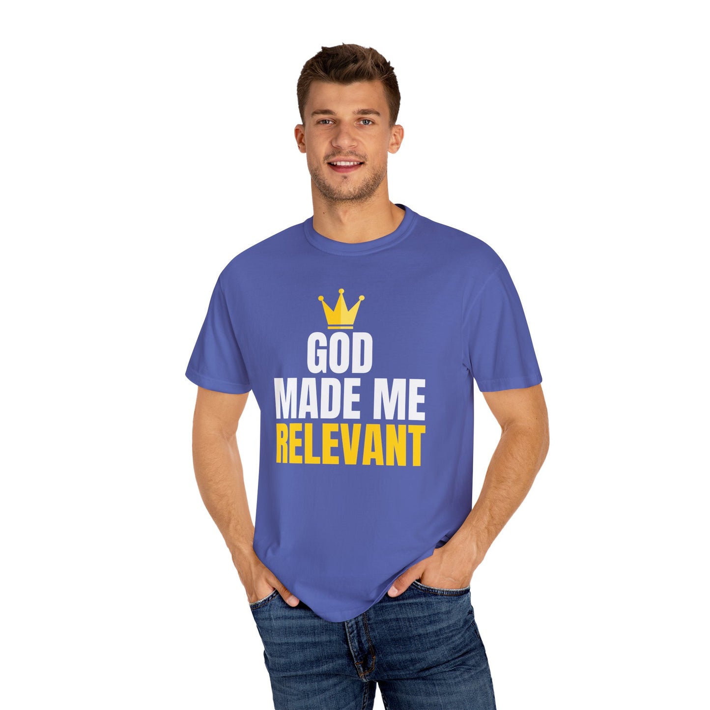 God Made Me Relevant T-shirt, Funny Gift for Believers, Unisex Religious [...]