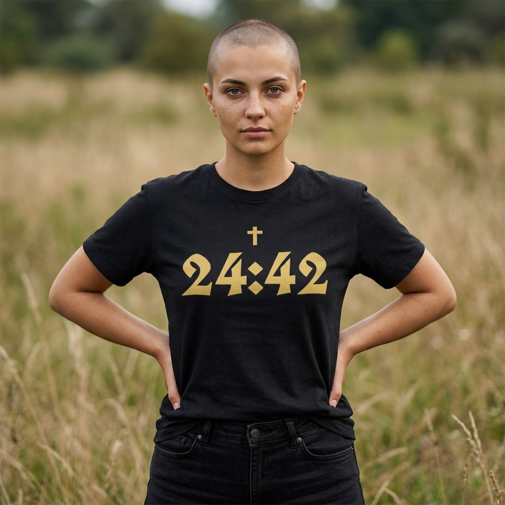Matthew 24:42 Scripture Tee | Cross Bible Verse Shirt