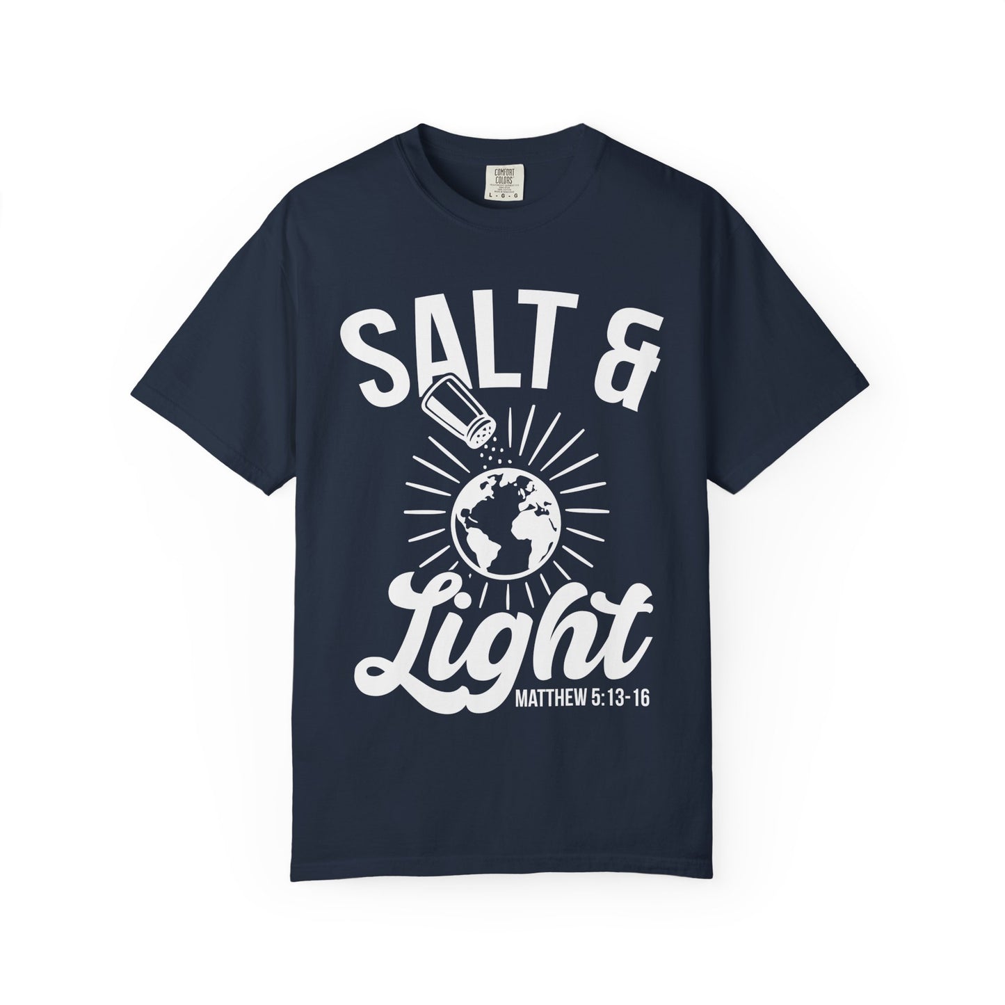 Inspirational Unisex T-Shirt: Salt & Light Graphic, Christian Gifts, Faith Apparel