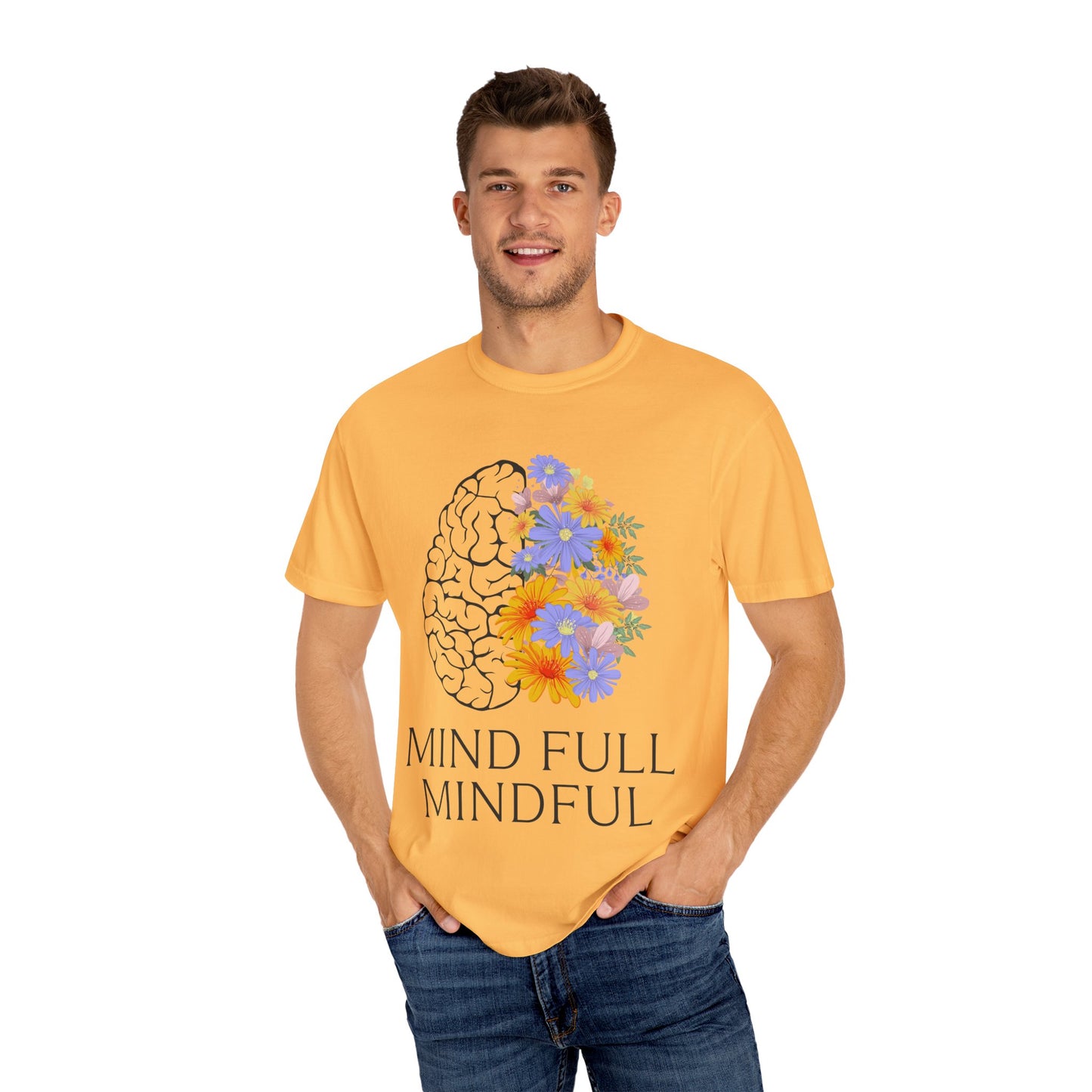 Mindful Floral Unisex T-Shirt - Embrace Positive Vibes