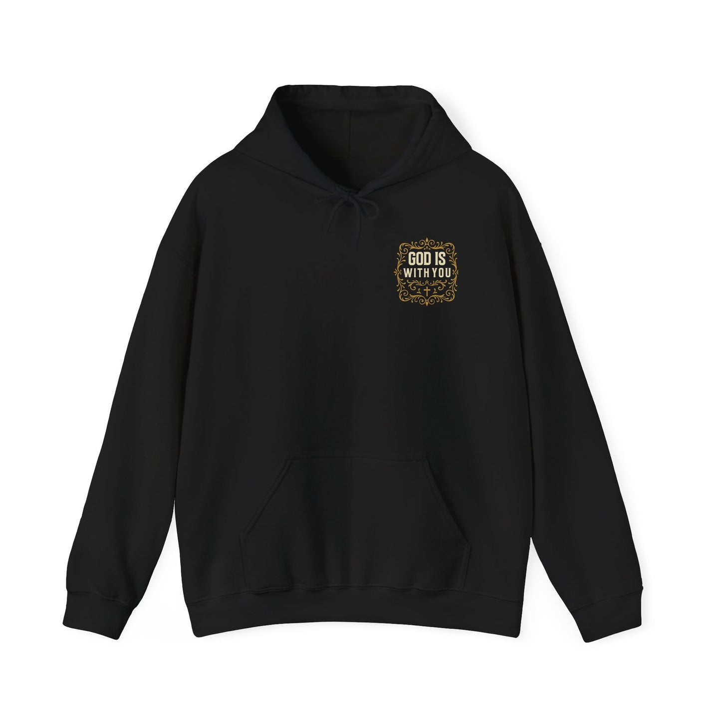 God Is With You Hoodie | Unisex Prayer Sweatshirt, Faith Apparel, Christian Gift, Inspirational Clothing, Cozy Church Hoodie