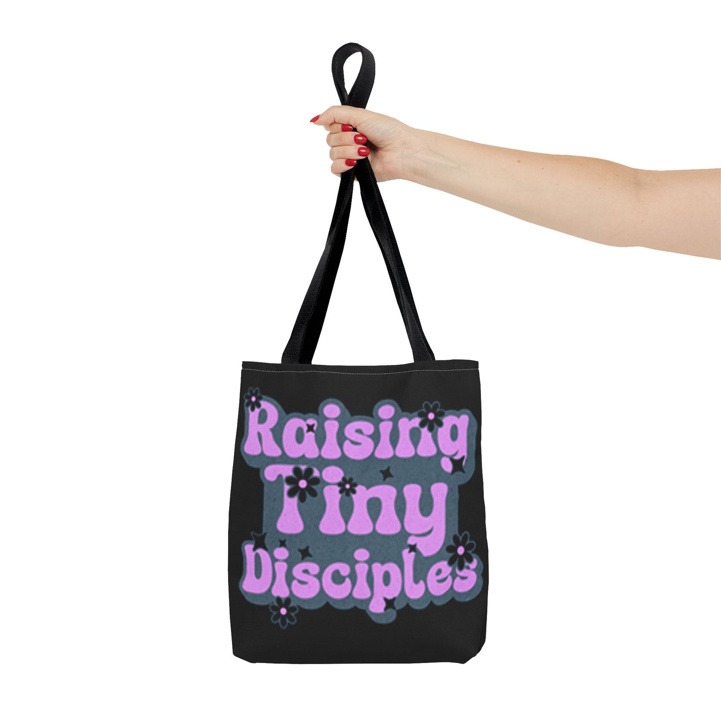 Raising Tiny Disciples Tote Bag - Eco-Friendly Bag for Moms & Caregivers