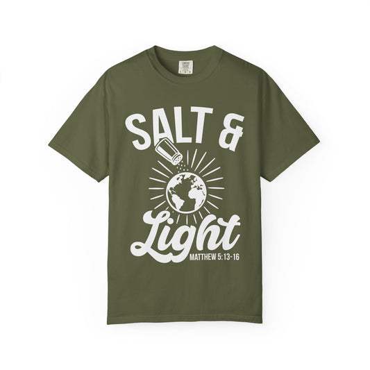 Inspirational Unisex T-Shirt: Salt & Light Graphic, Christian Gifts, Faith Apparel