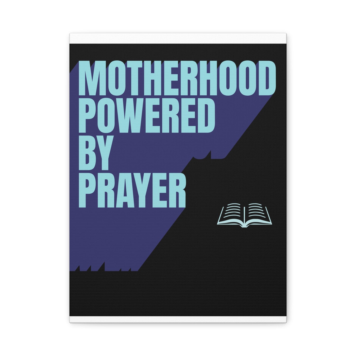 Inspirational Canvas Art - Motherhood Powered By Prayer
