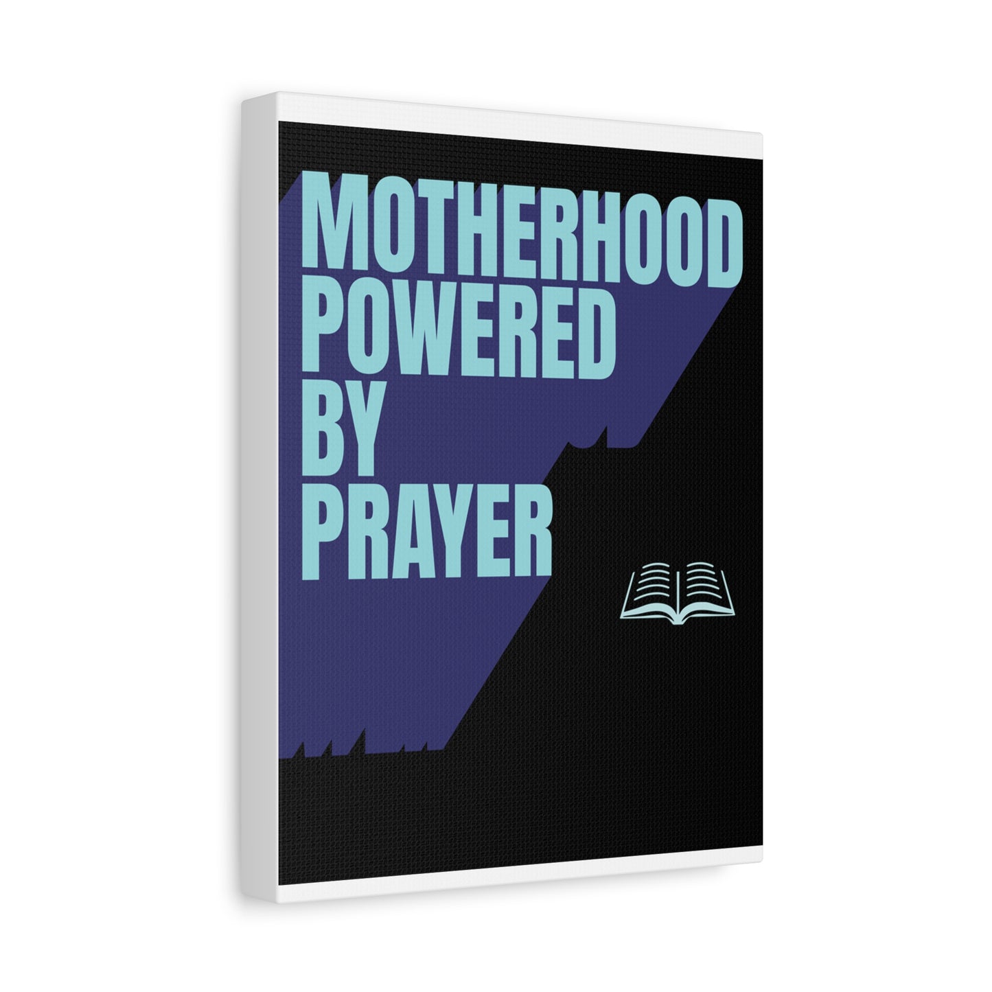 Inspirational Canvas Art - Motherhood Powered By Prayer