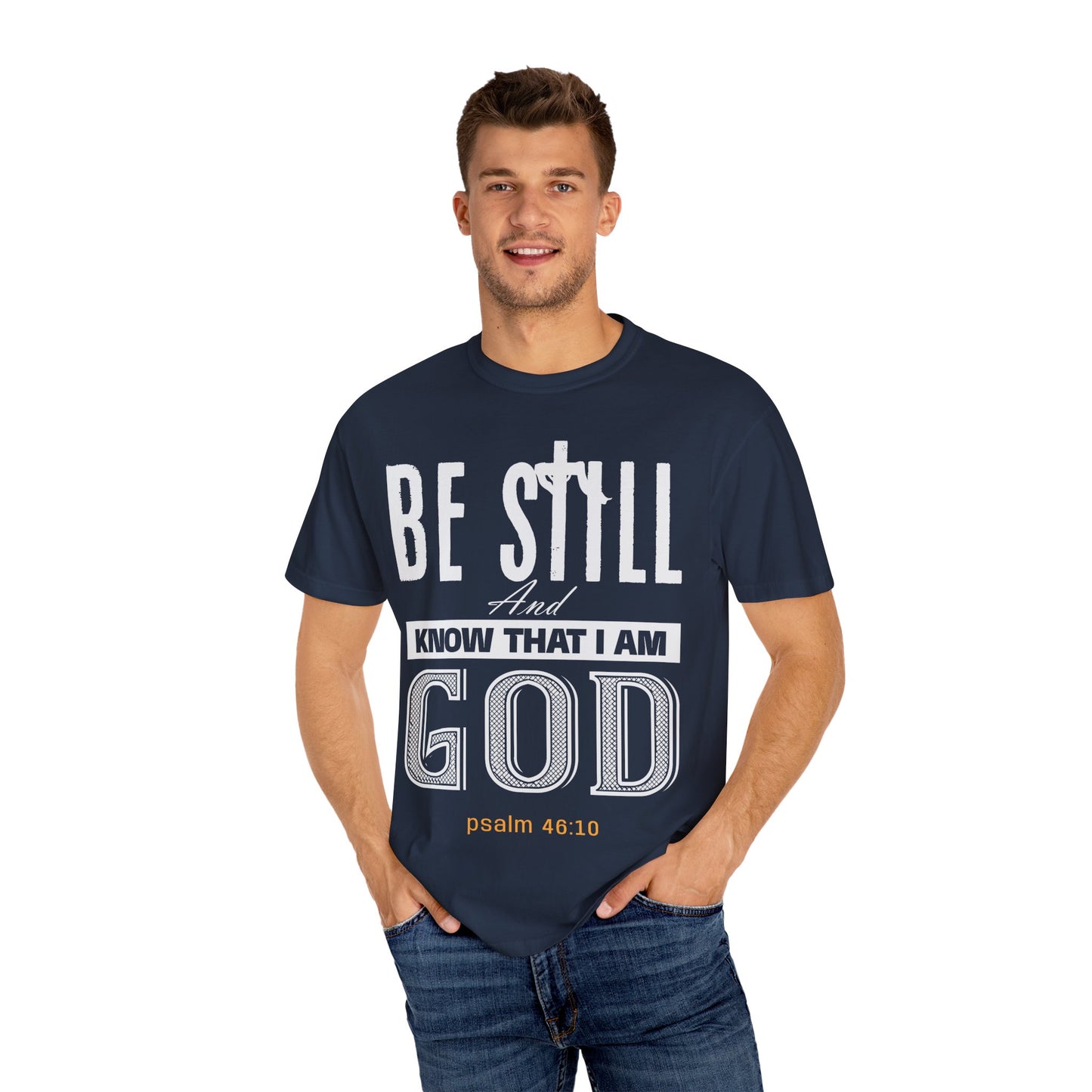 Faithful Reminder Unisex T-shirt - Be Still And Know That I Am God - Black