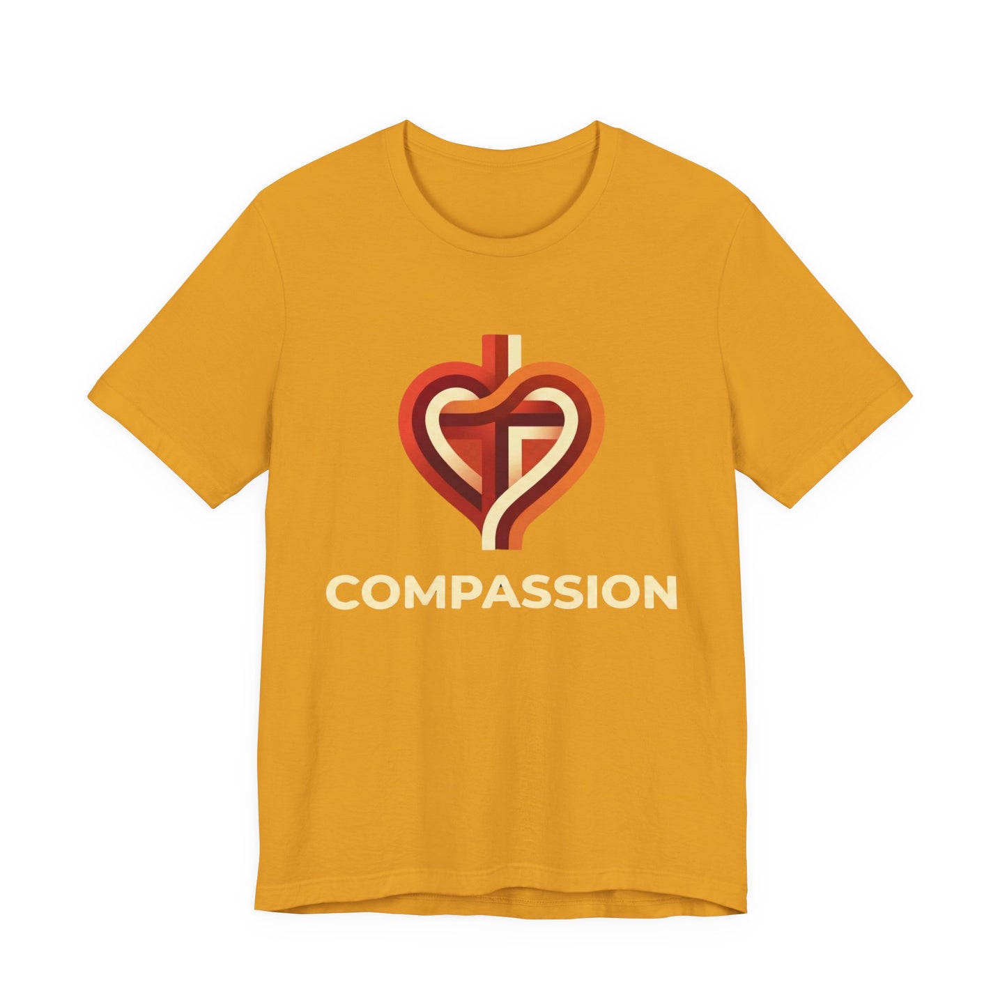 Compassion heart cross design Tee | Compassion T-Shirt