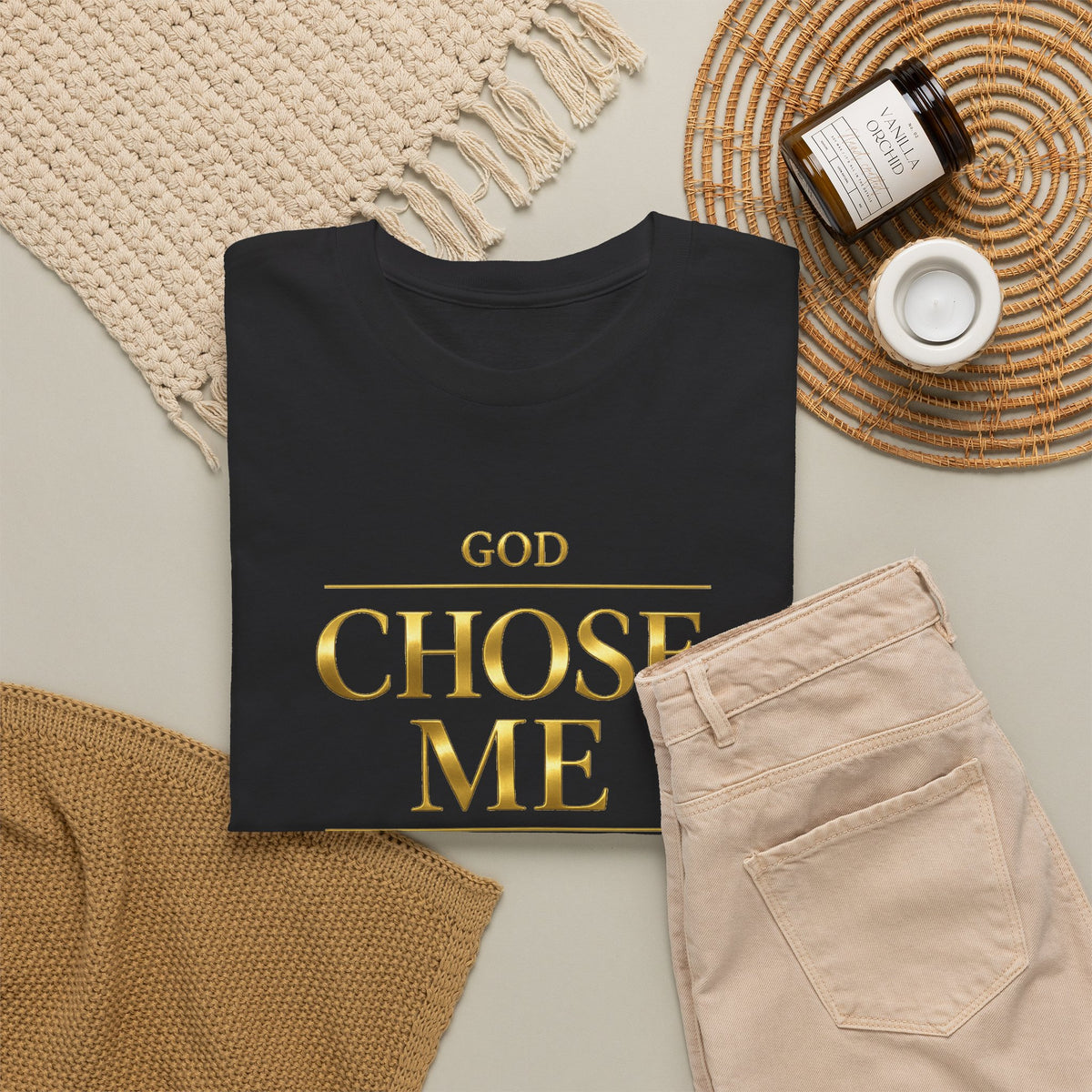 God Chose Me T-Shirt | Galatians 6:15 Christian Tee, Faith Shirt